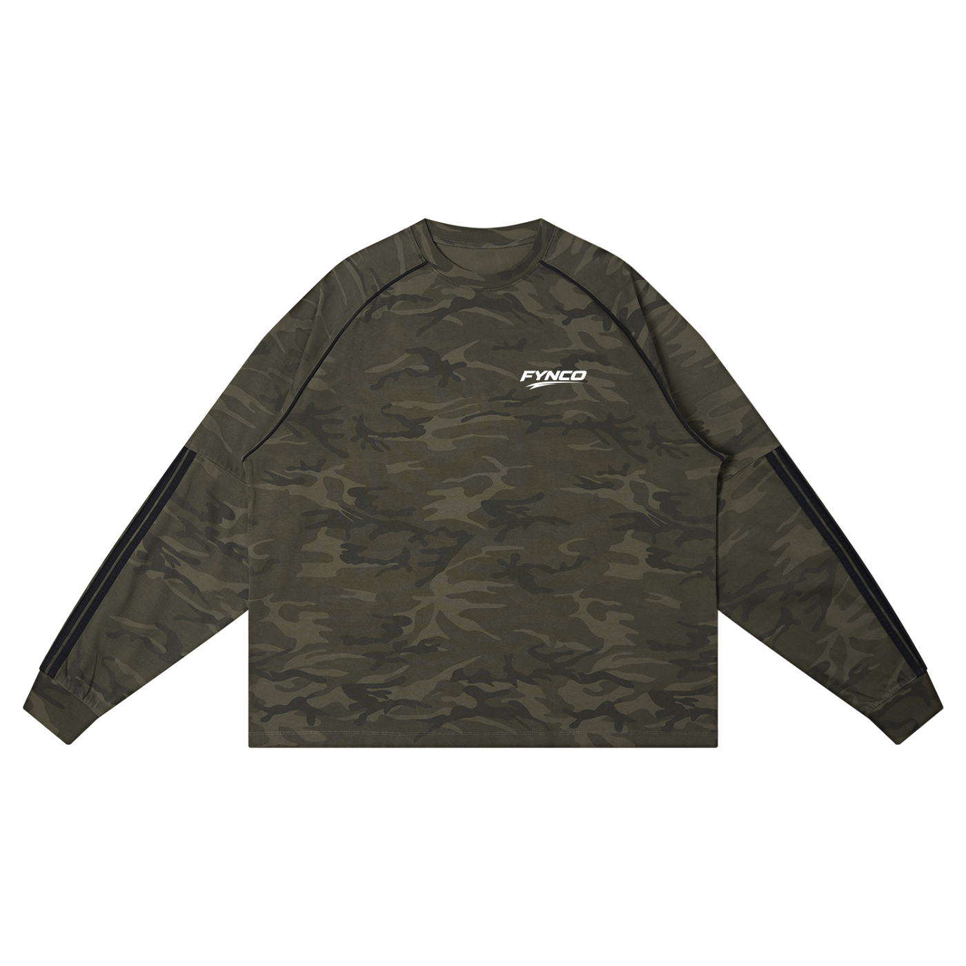 Fynco Camo Loose Long Sleeve T-Shirt
