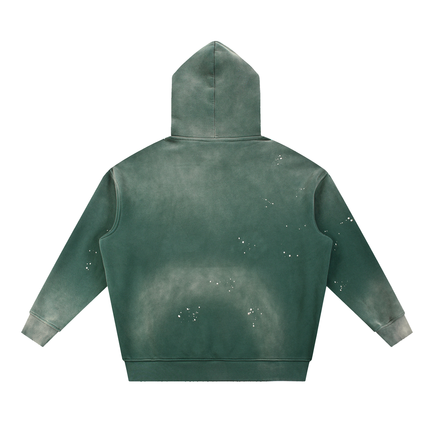 Fynco Vintage Washed Frayed Fleece Hoodie