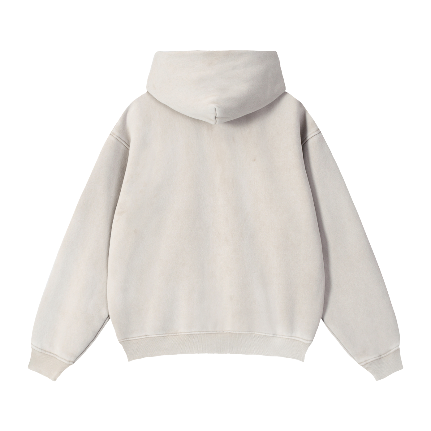 Fynco Zip-Through Boxy Fleece Hoodie