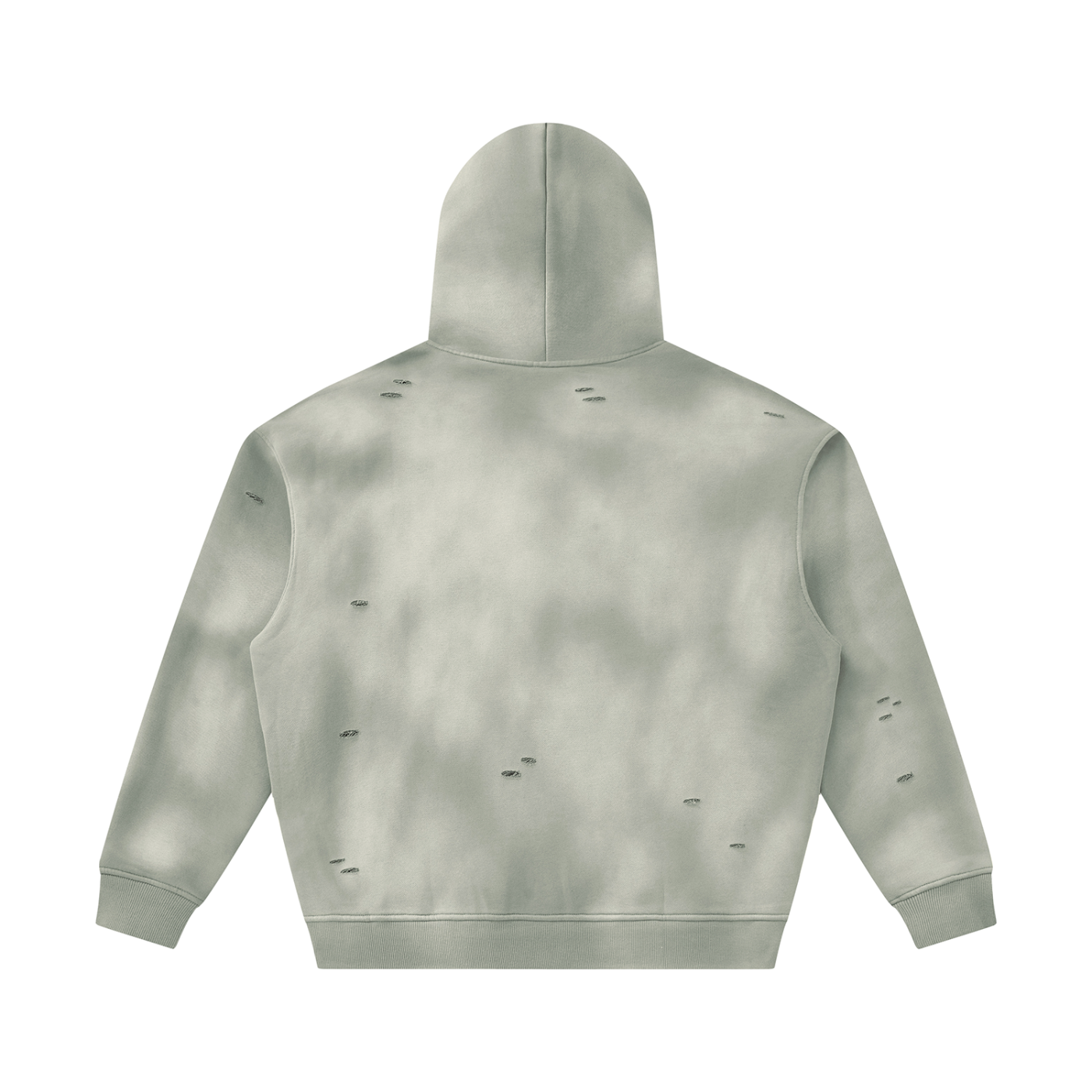 Fynco Unisex Sunfade Frayed Fleece Hoodie