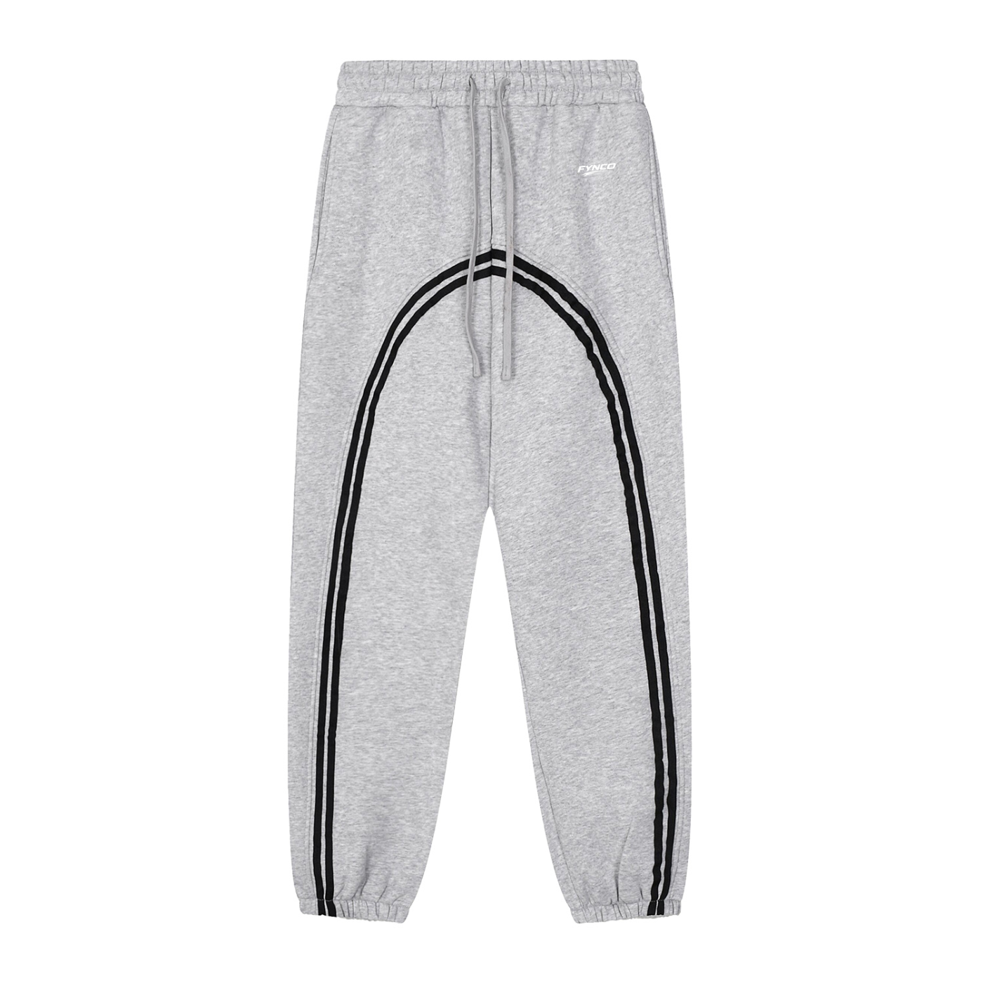 Fynco Sun Fade Contrast Tape Fleece Jogged Sweatpants