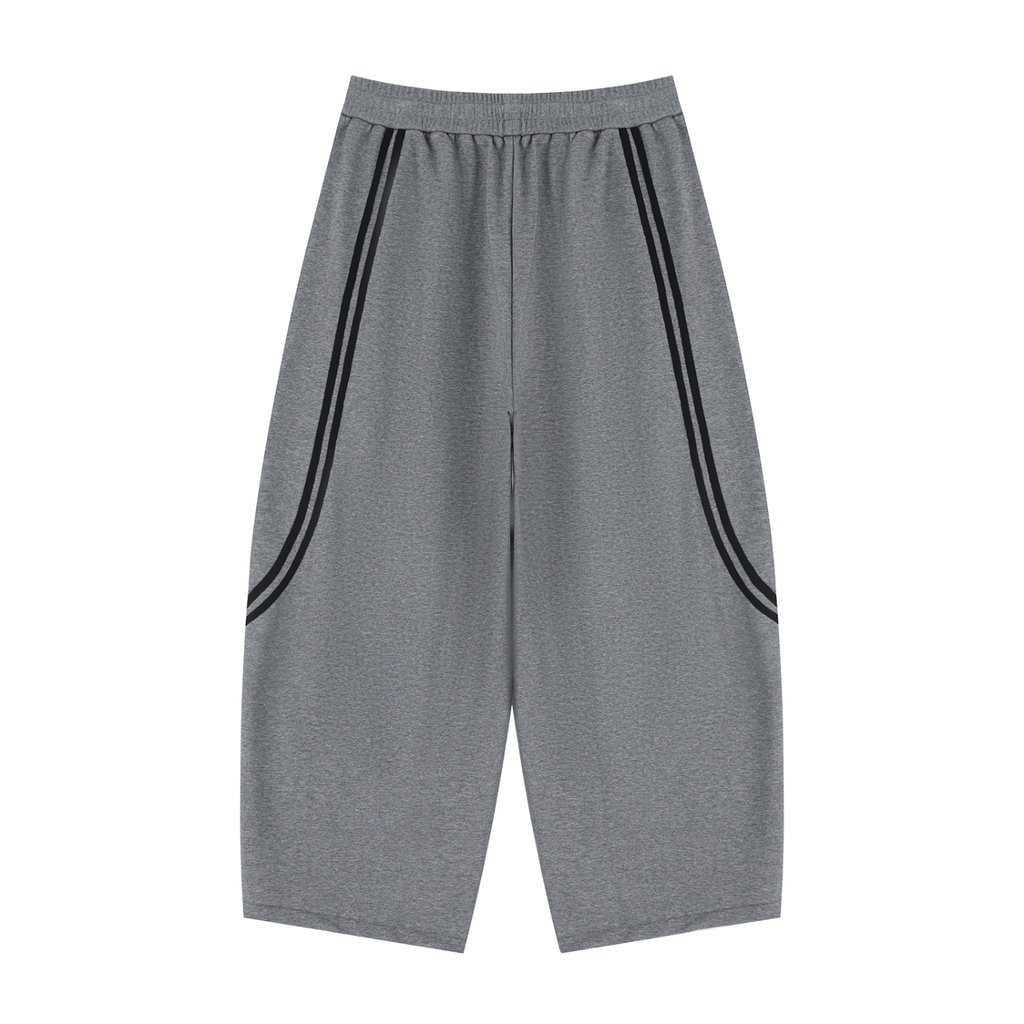 Fynco Unisex Wide Leg Piping Sweatpants