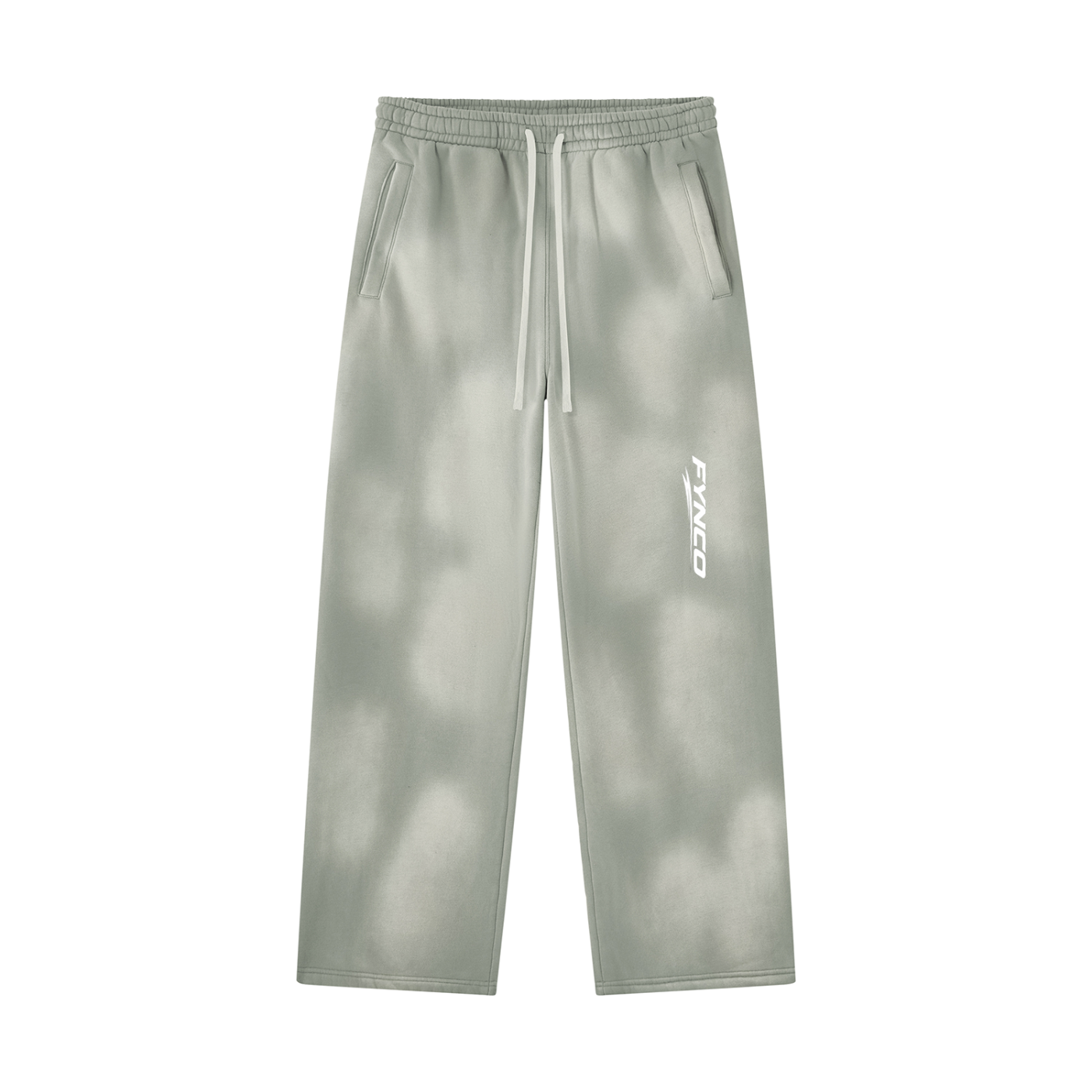 Fynco Unisex Sunfade Wide Leg Fleece Sweatpants