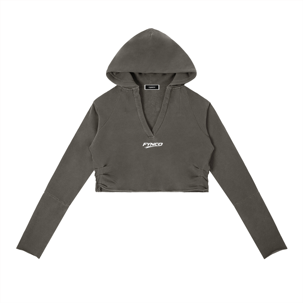 Fynco Vintage Washed Raw Edge Hoodie