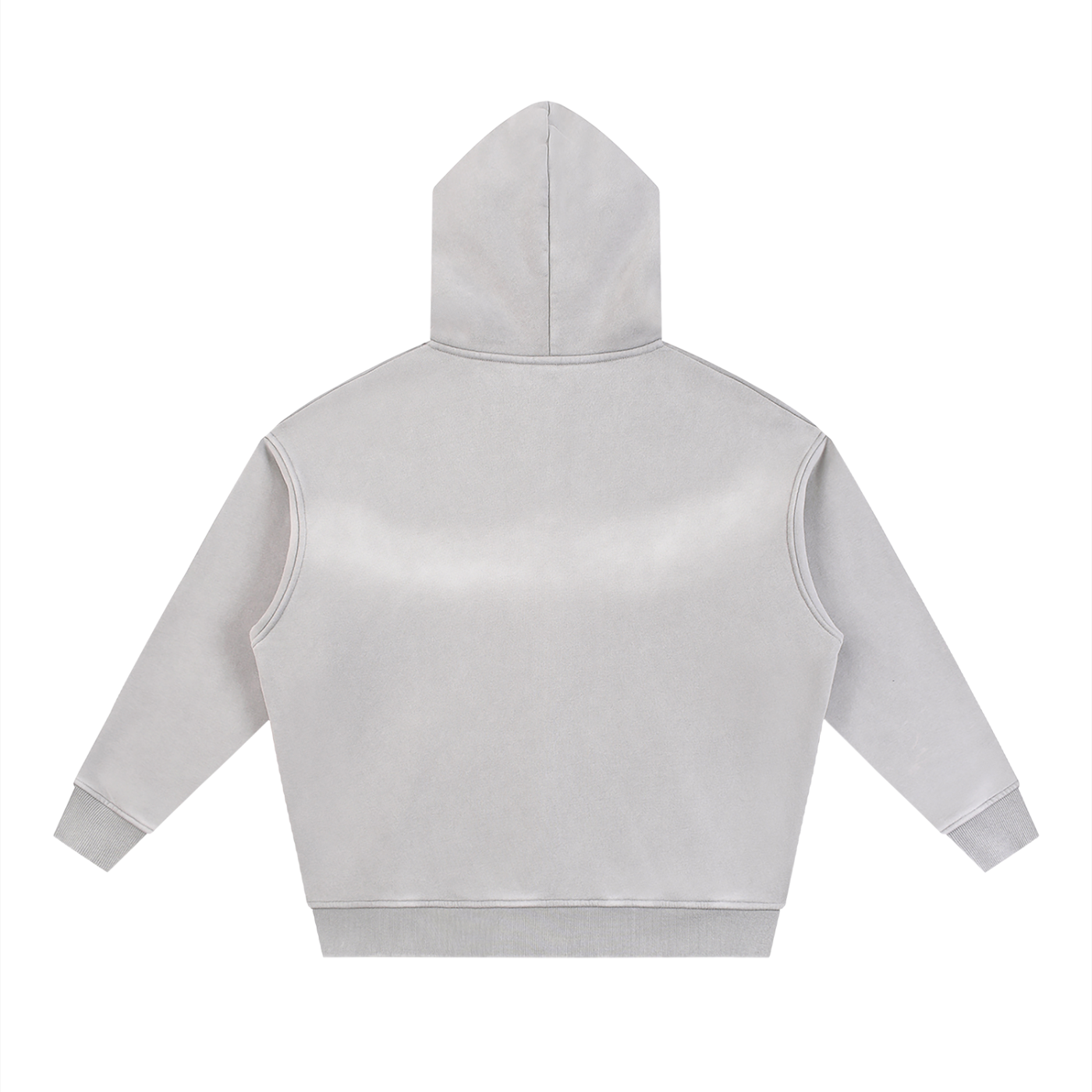 Fynco Sunfade Two-way Zipper Boxy Fleece Hoodie