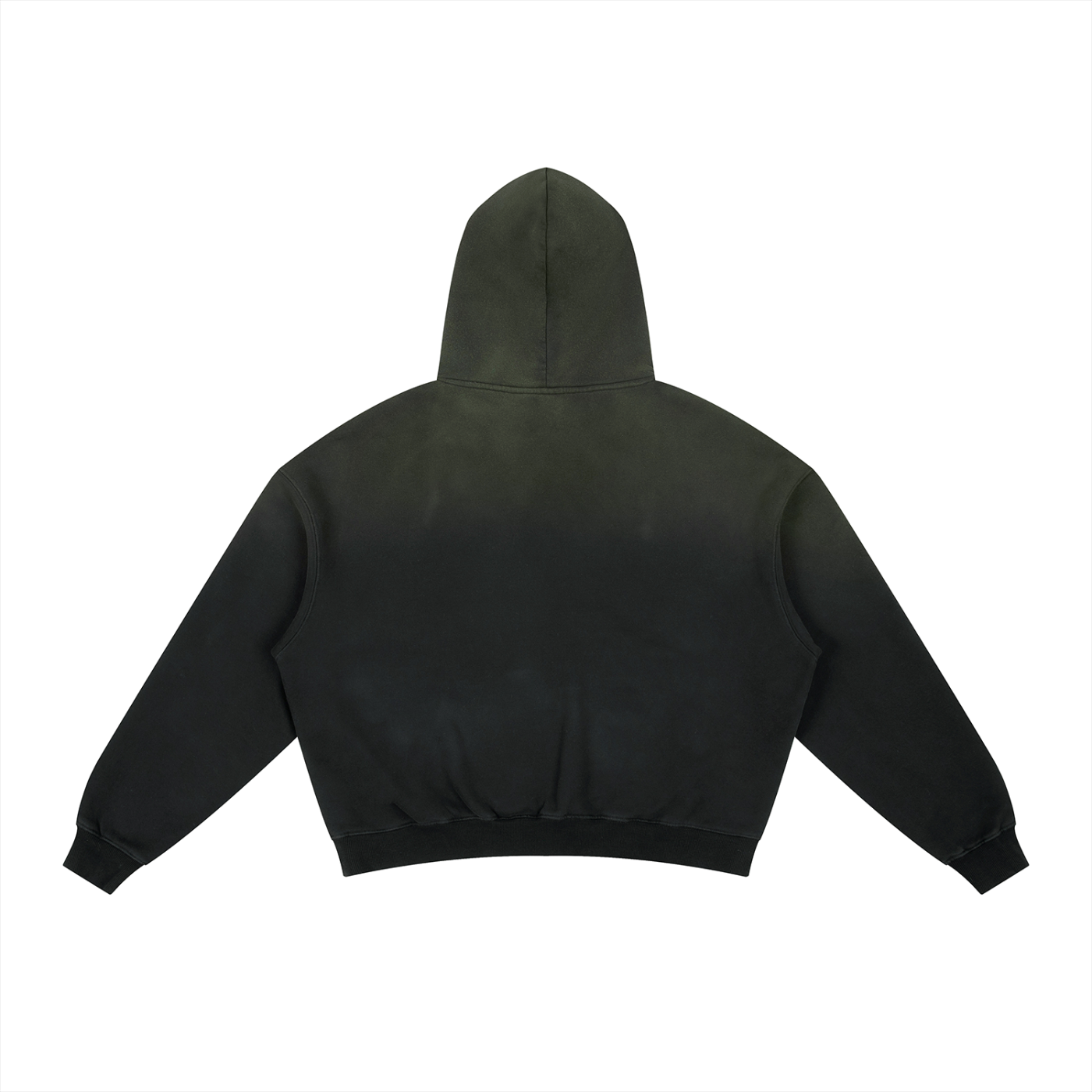 Fynco Frayed Sunfade Boxy Fleece Hoodie