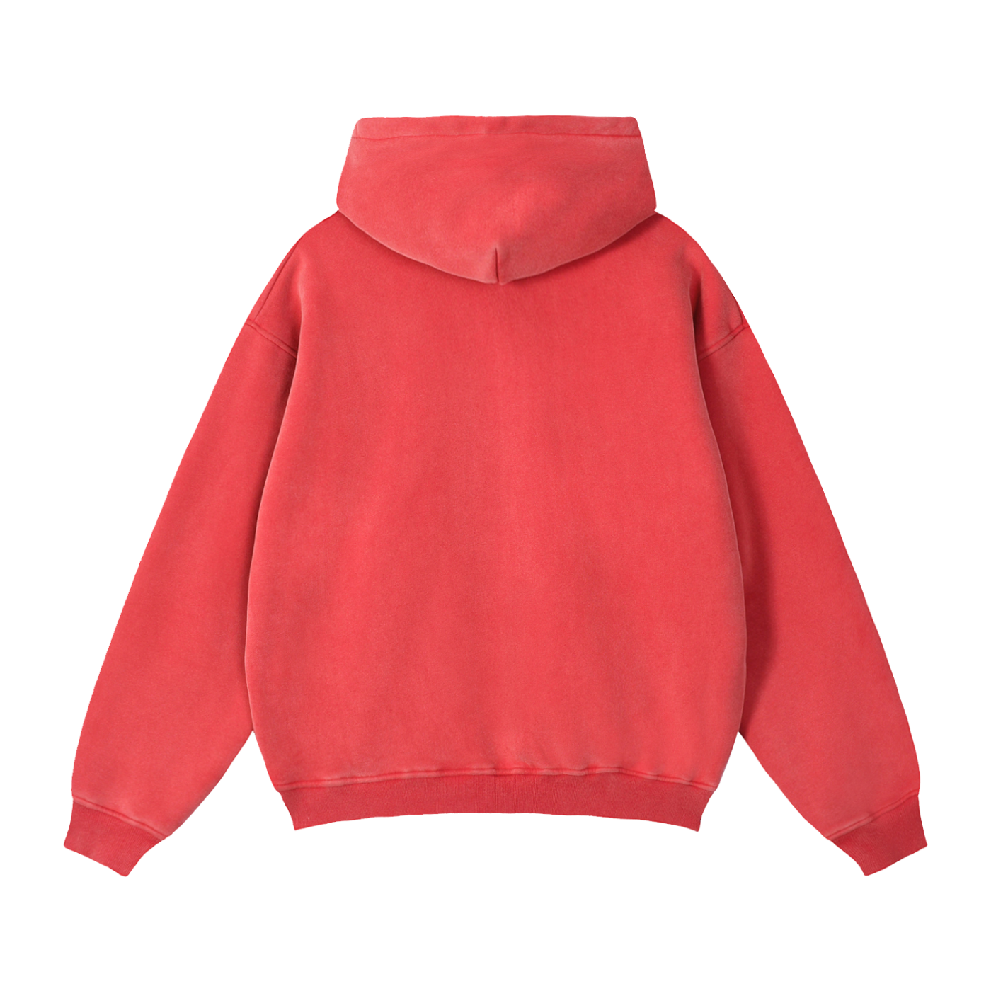 Fynco Zip-Through Boxy Fleece Hoodie