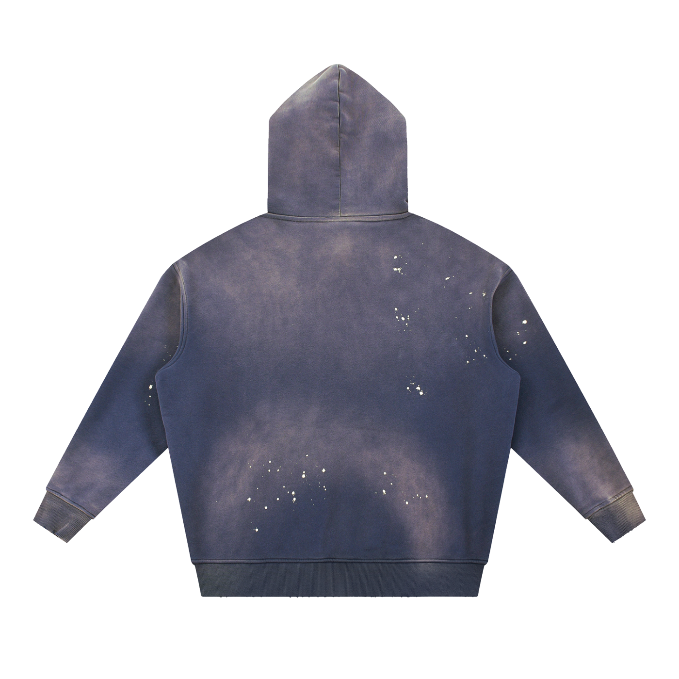 Fynco Vintage Washed Frayed Fleece Hoodie