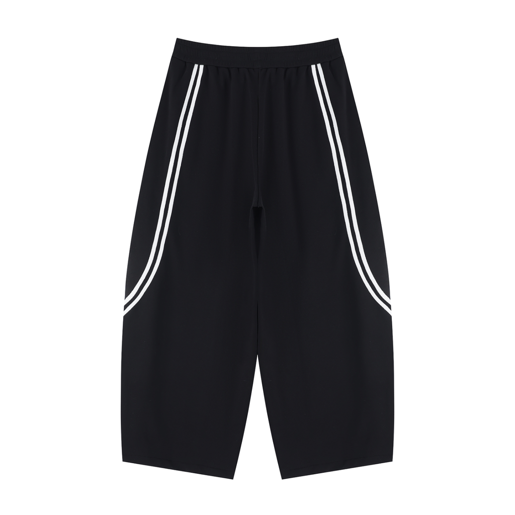 Fynco Unisex Wide Leg Piping Sweatpants