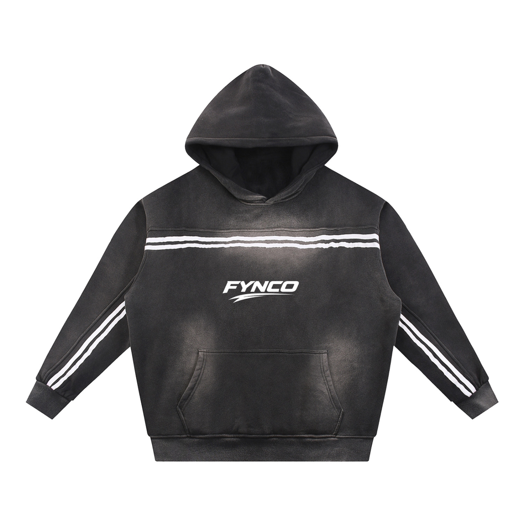 Fynco Sun Fade Contrast Tape Fleece Hoodie