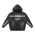 Fynco Sun Fade Contrast Tape Fleece Hoodie