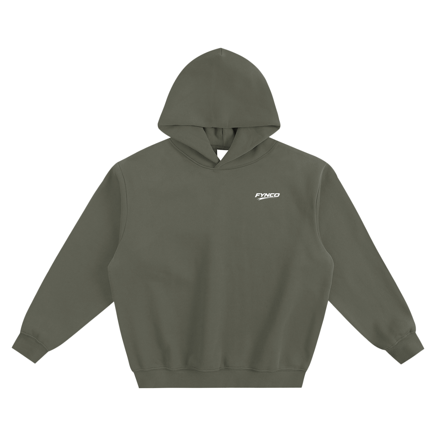Fynco Fleeced Boxy Hoodie