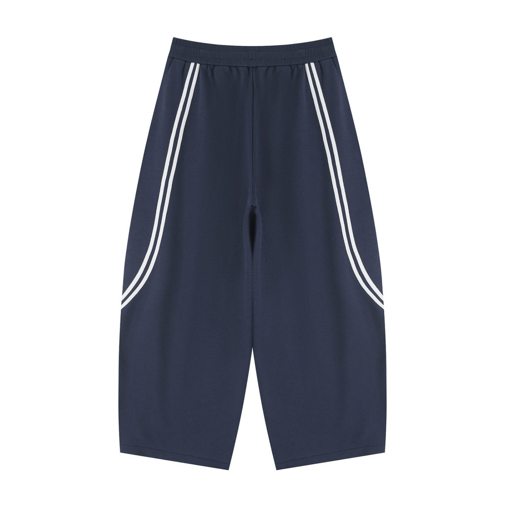 Fynco Unisex Wide Leg Piping Sweatpants