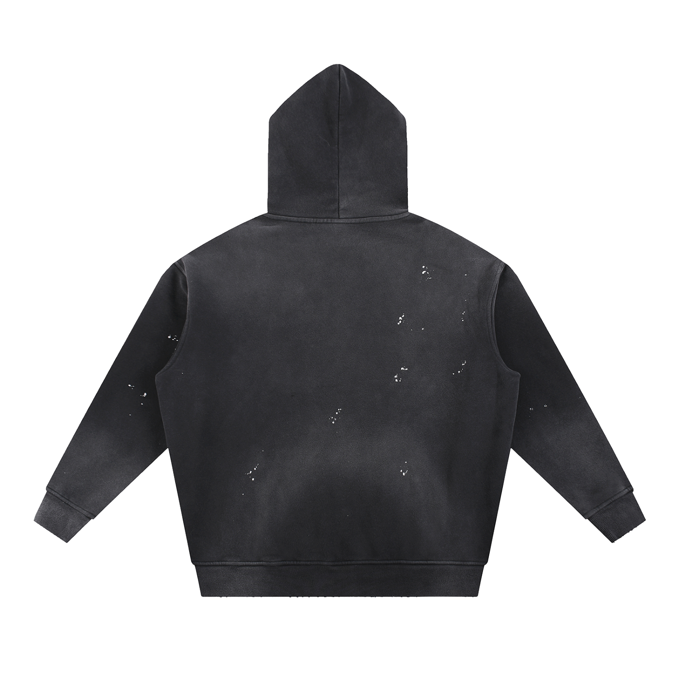 Fynco Vintage Washed Frayed Fleece Hoodie
