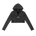 Fynco Vintage Washed Raw Edge Hoodie