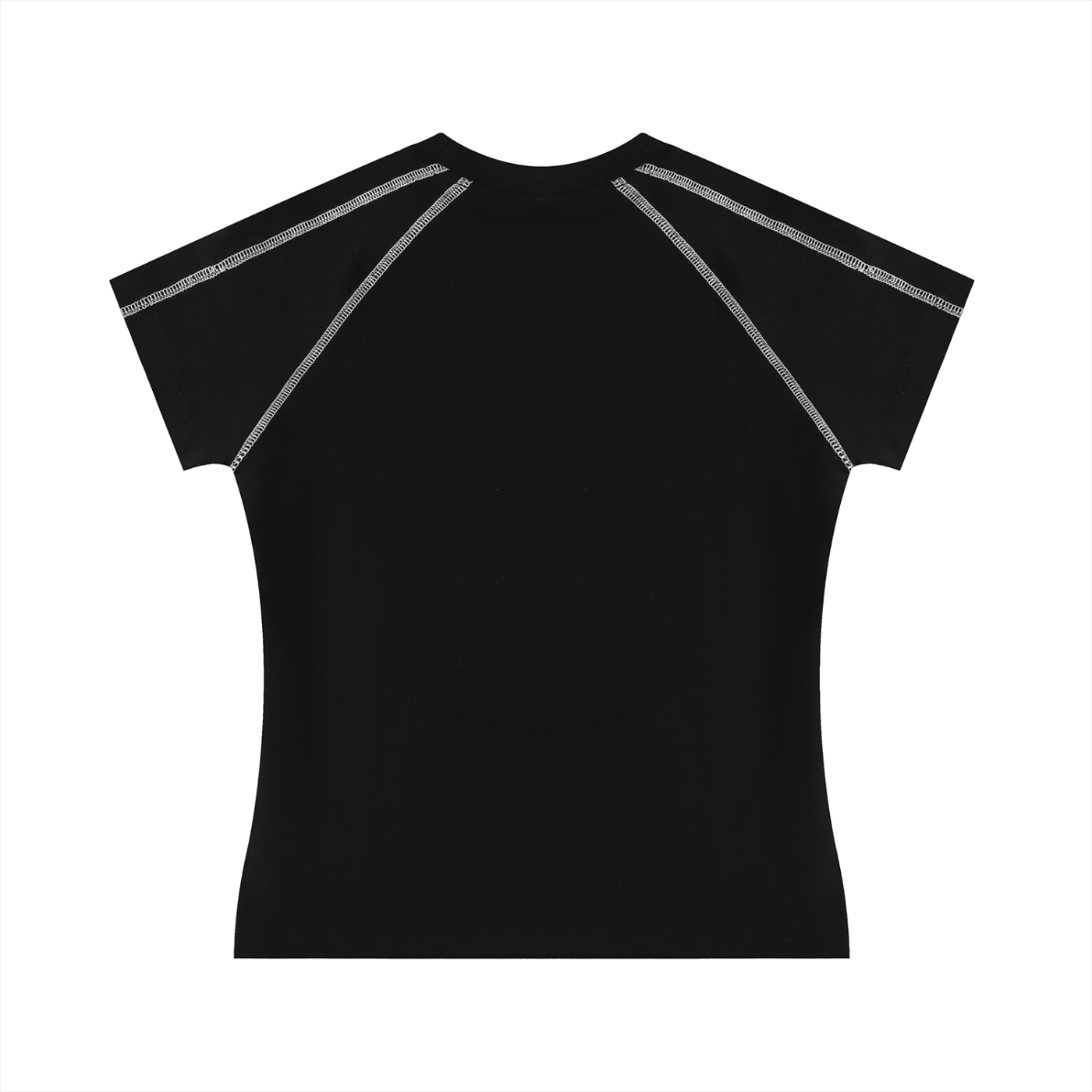 Fynco Women's Contrast Stitch Raglan T-Shirt