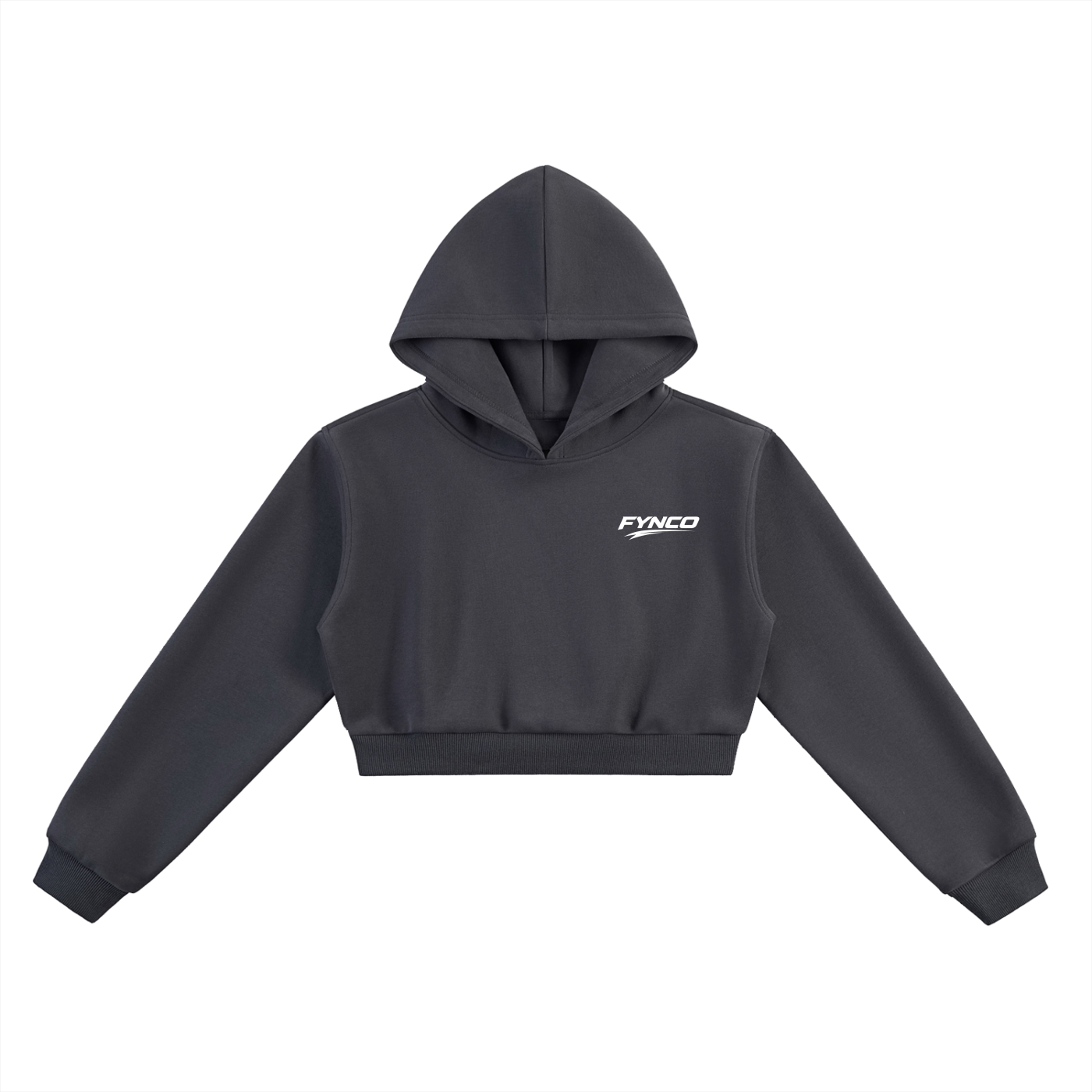 Fynco Essential Cropped Hoodie