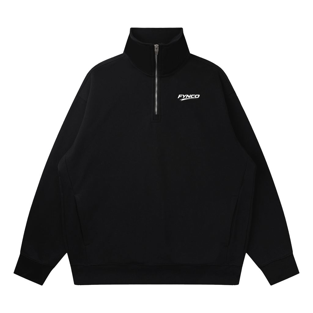 Fynco Quarter-Zip Drop Shoulder Sweatshirt