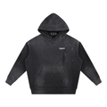 Fynco Vintage Washed Frayed Fleece Hoodie