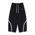 Fynco Unisex Wide Leg Piping Sweatpants