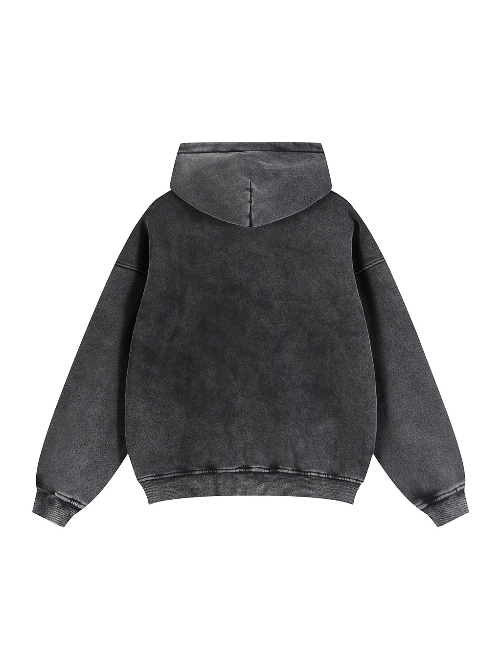Fynco Zip-Through Boxy Fleece Hoodie