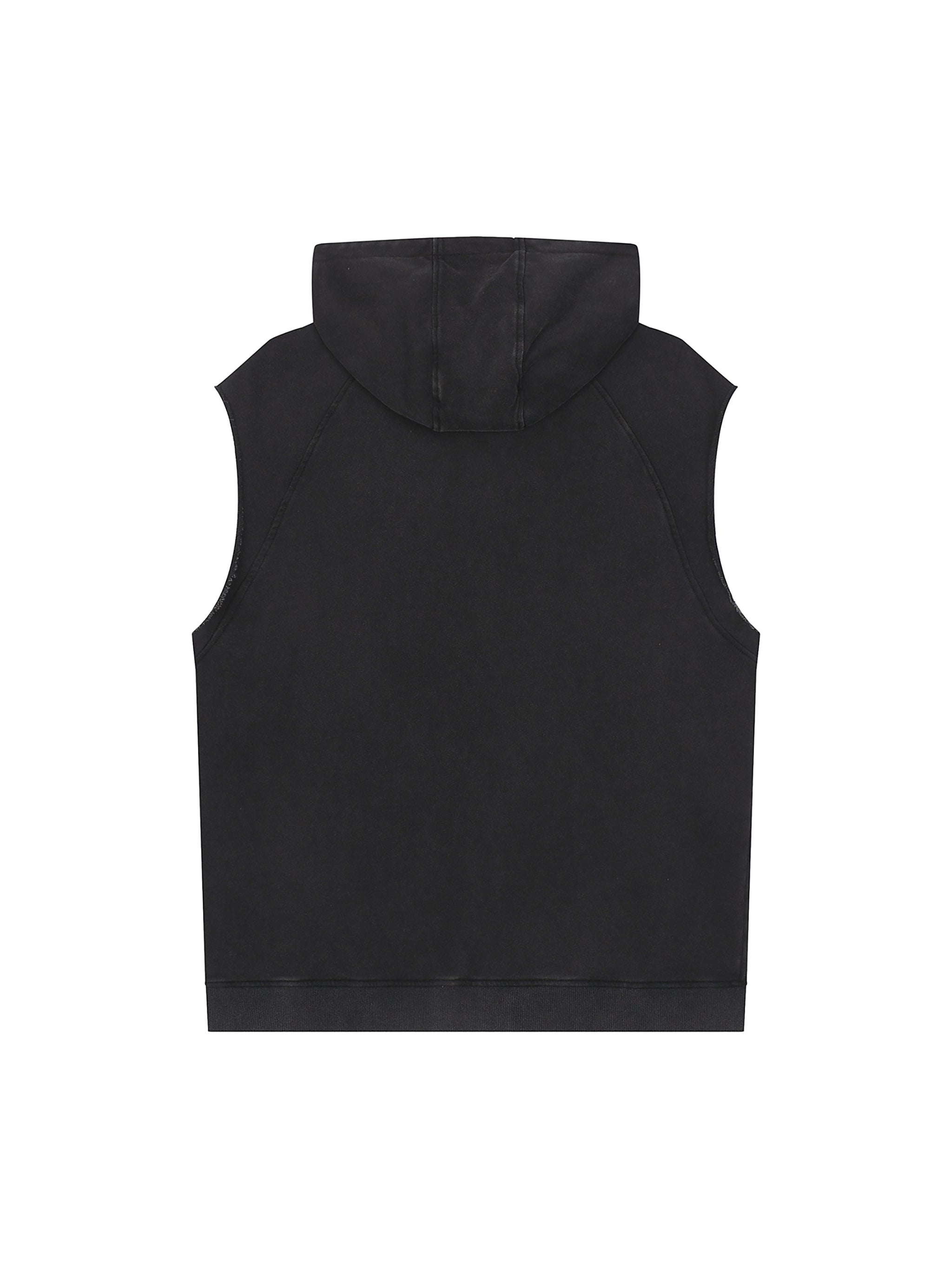 Fynco Snow Washed Sleeveless Hoodie