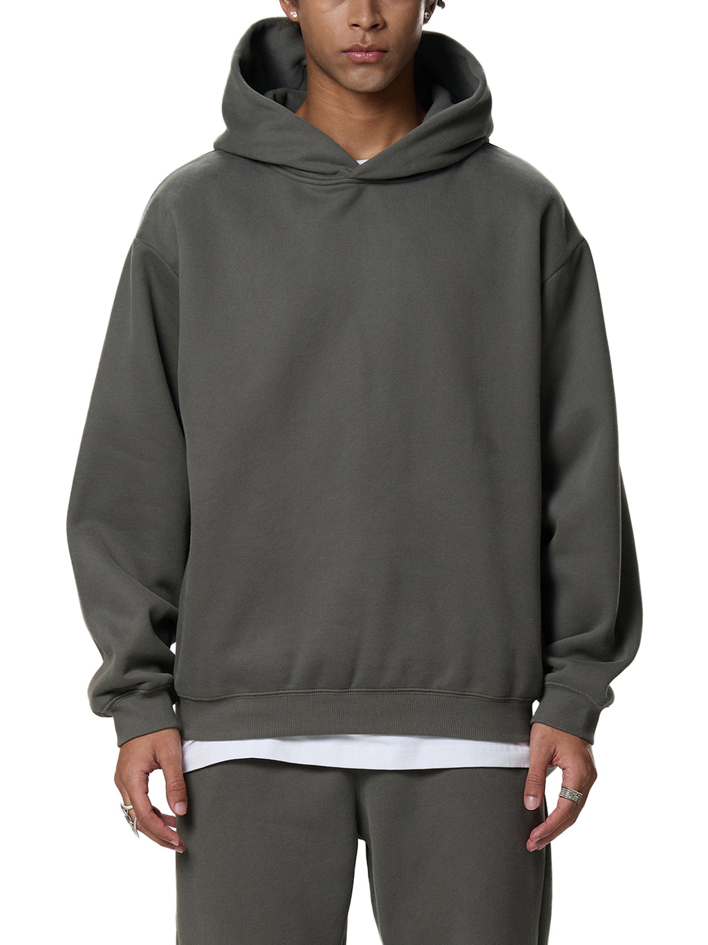 Fynco Fleeced Boxy Hoodie