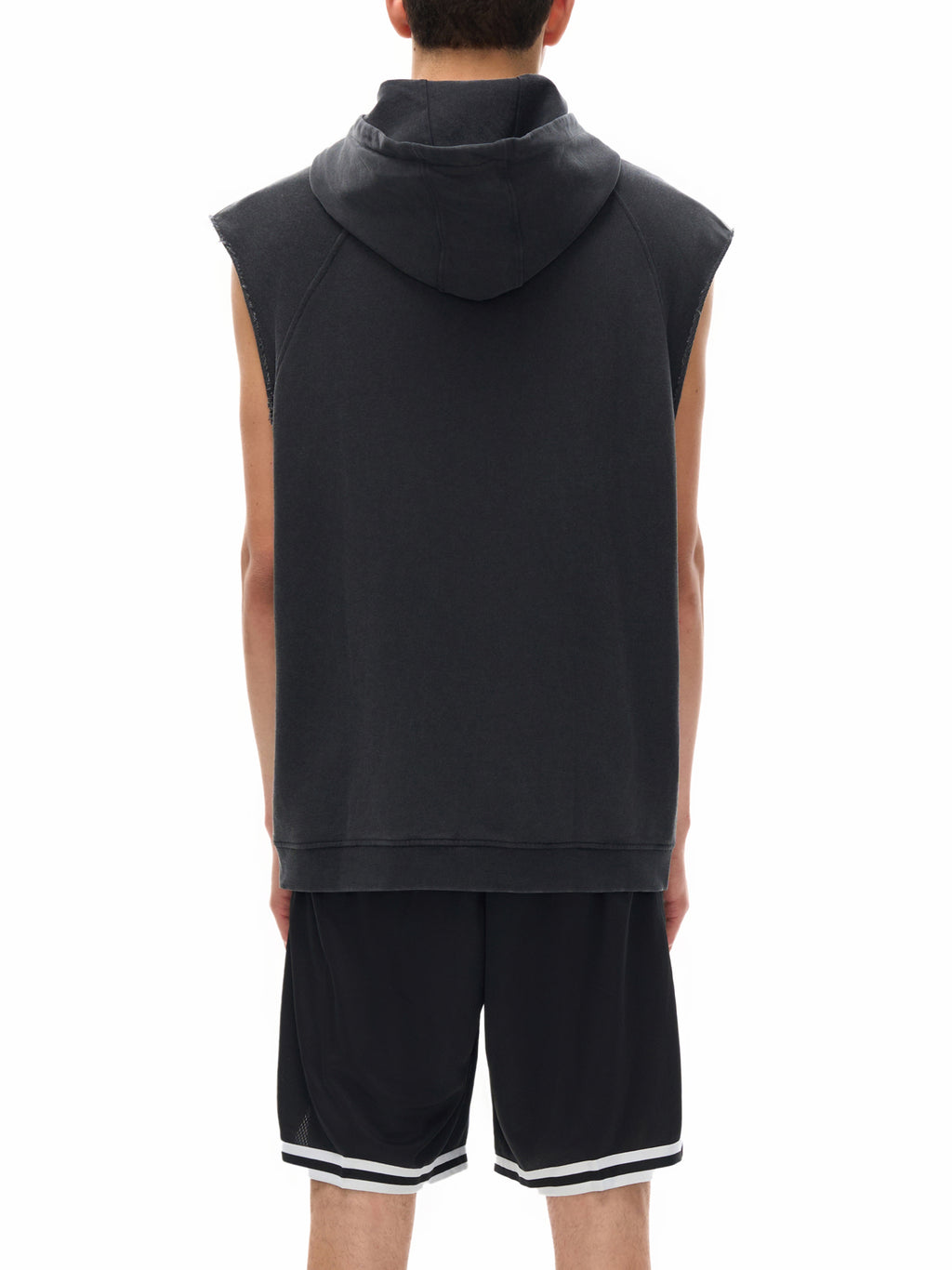 Fynco Snow Washed Sleeveless Hoodie