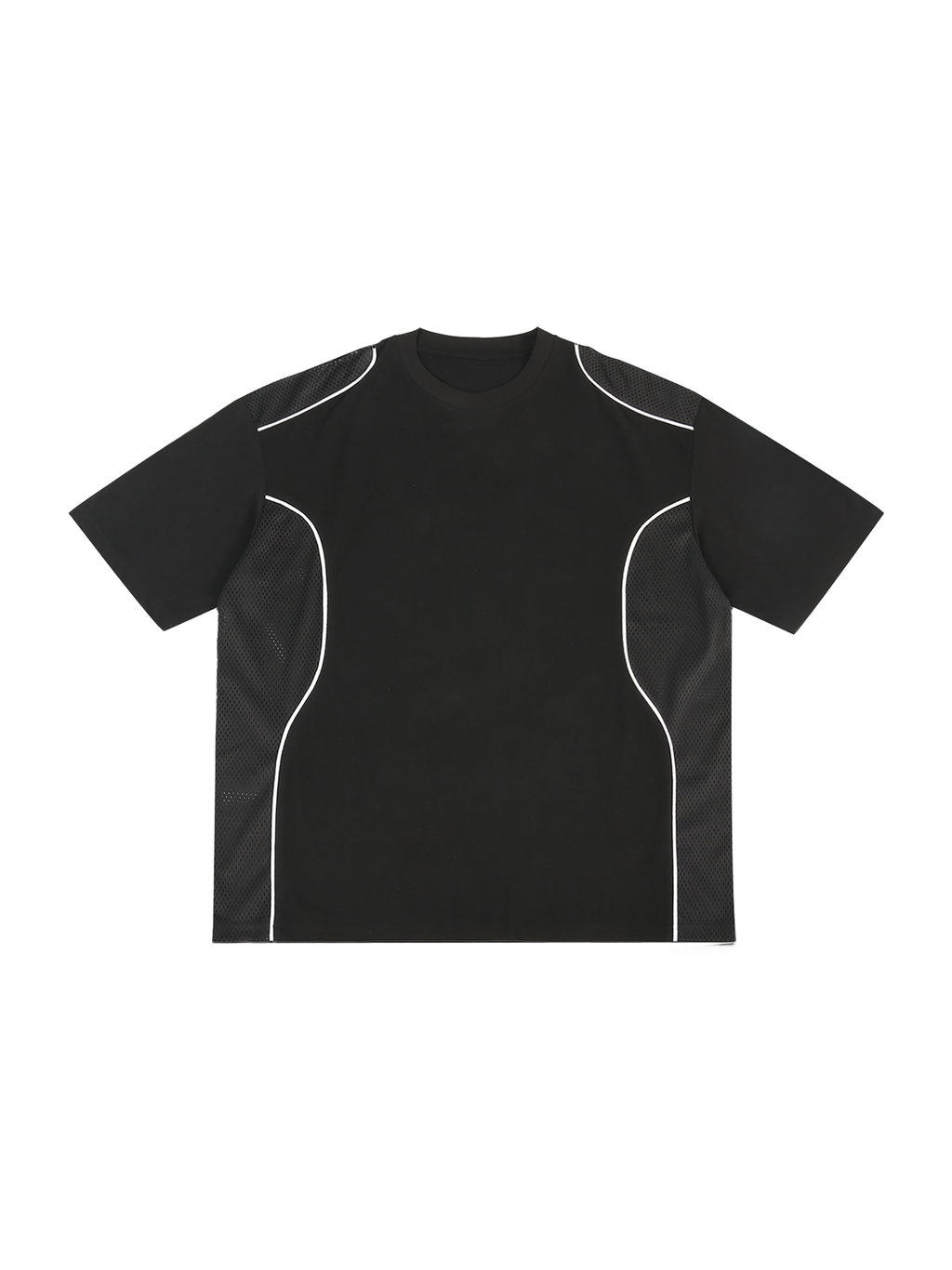 Fynco Contrast Piped Panel T-Shirt