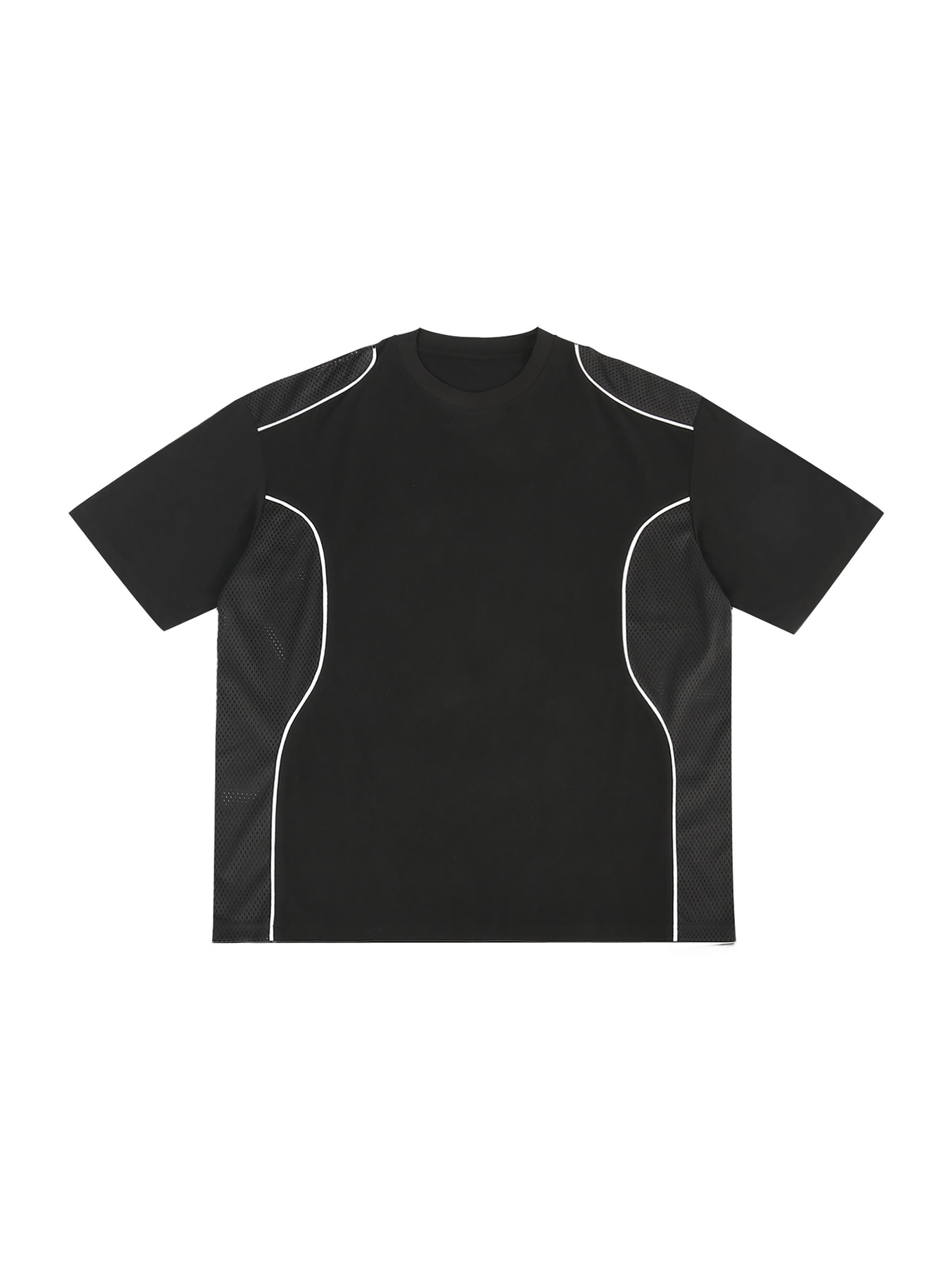 Fynco Contrast Piped Panel T-Shirt