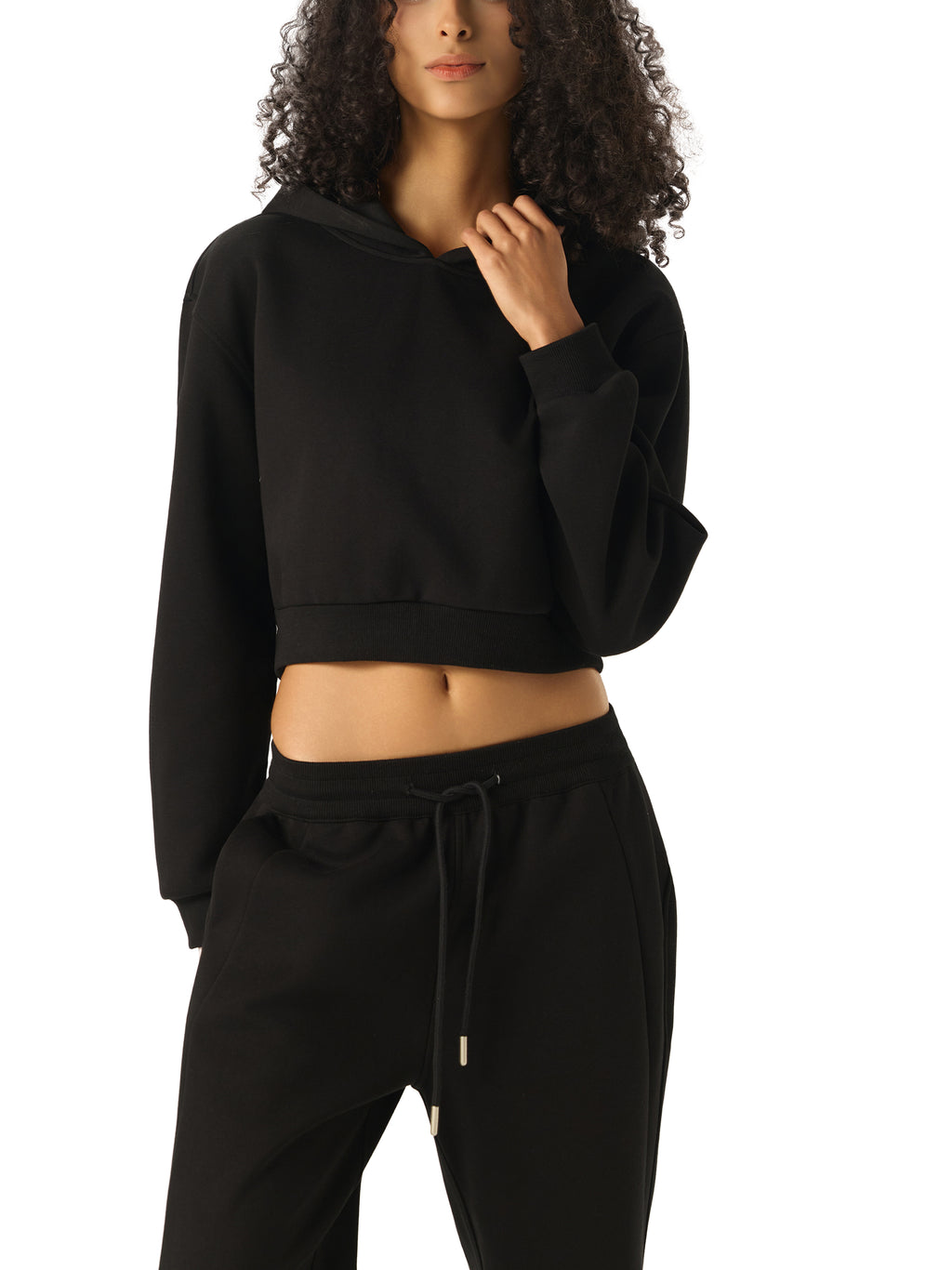 Fynco Essential Cropped Hoodie