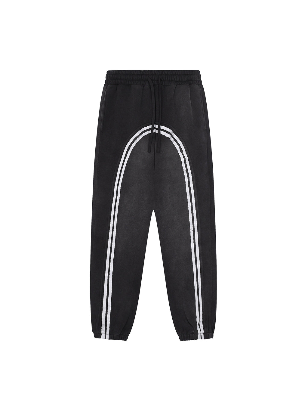 Fynco Sun Fade Contrast Tape Fleece Jogged Sweatpants