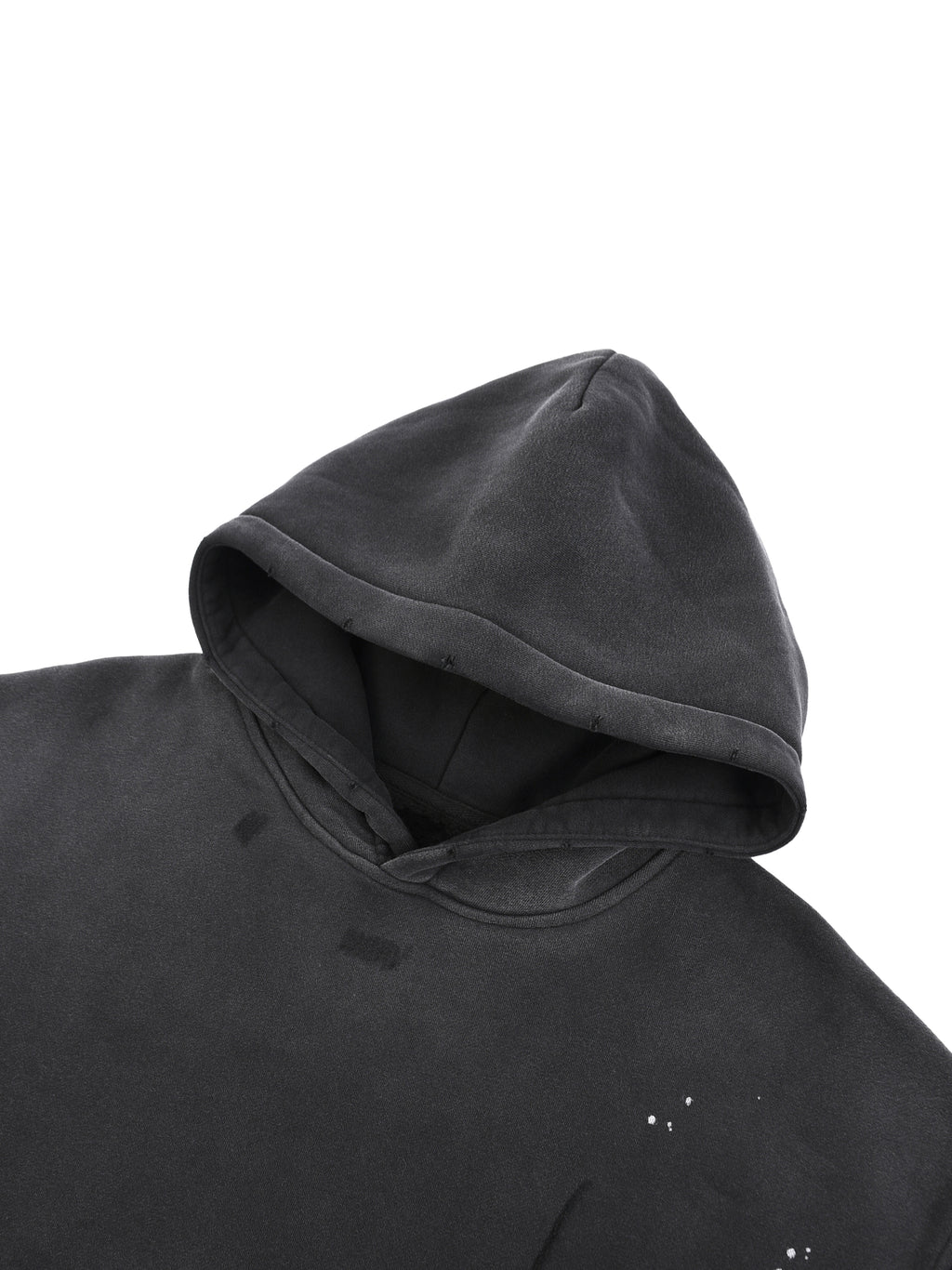 Fynco Vintage Washed Frayed Fleece Hoodie