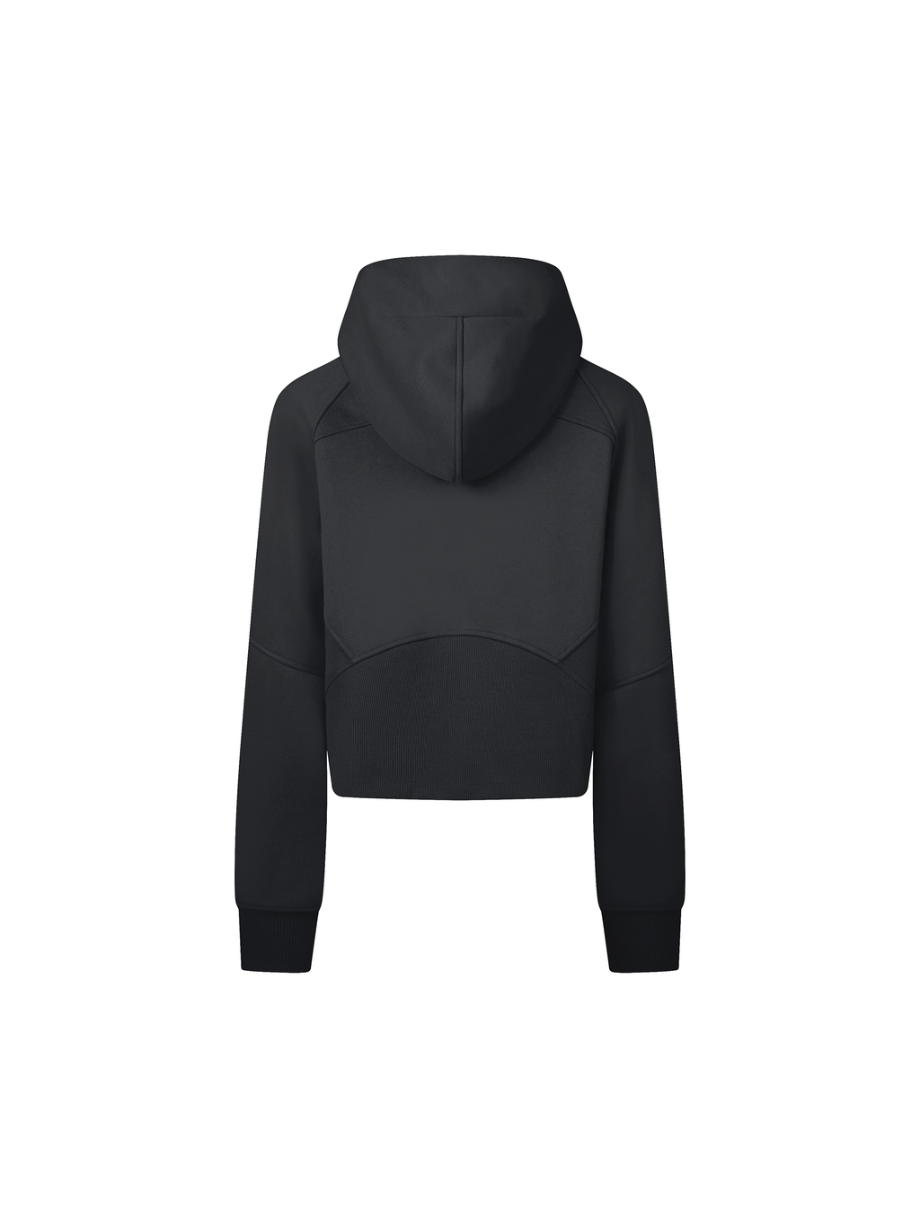 Fynco Cropped Zip-Through Hoodie