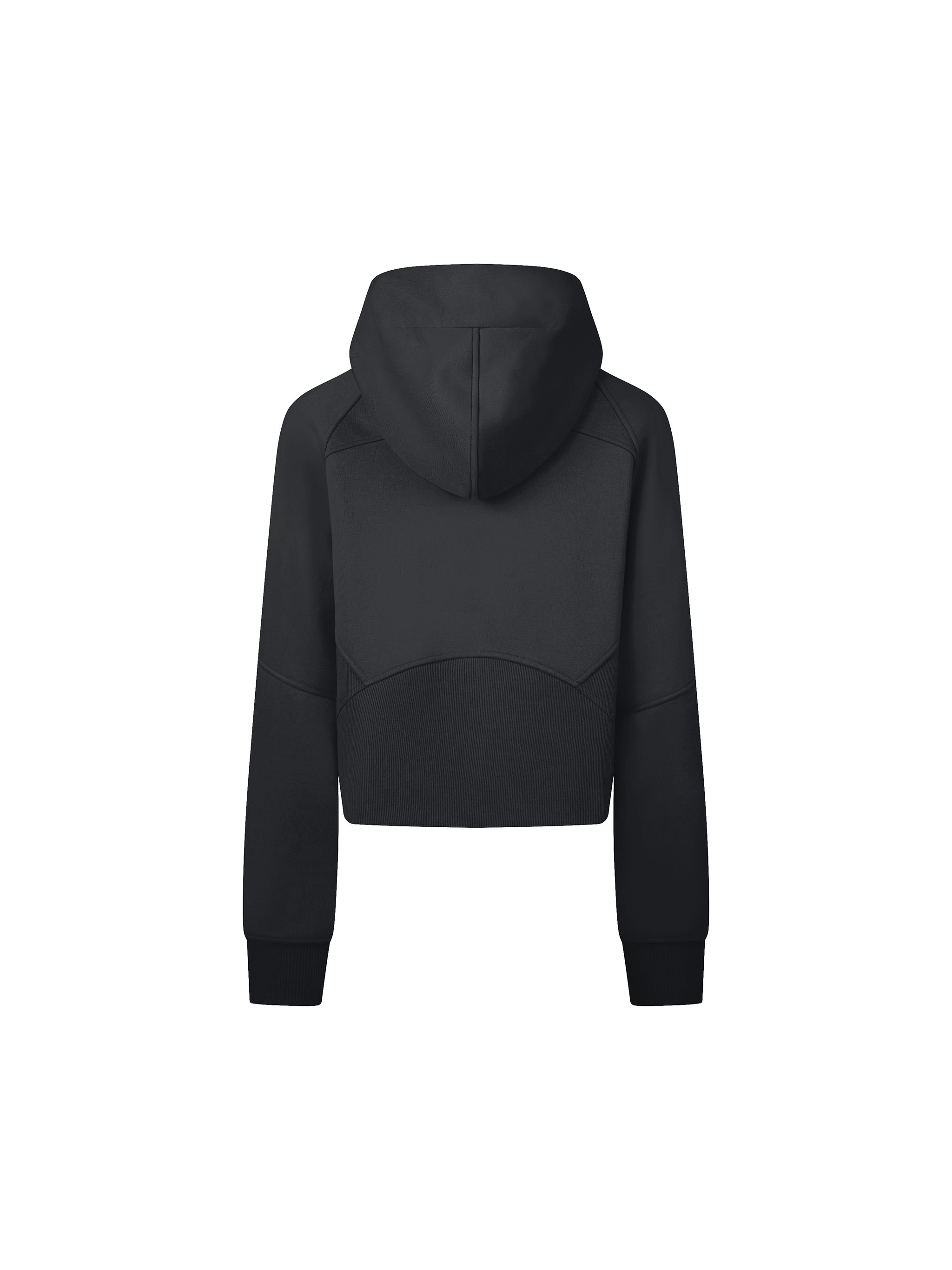 Fynco Cropped Zip-Through Hoodie
