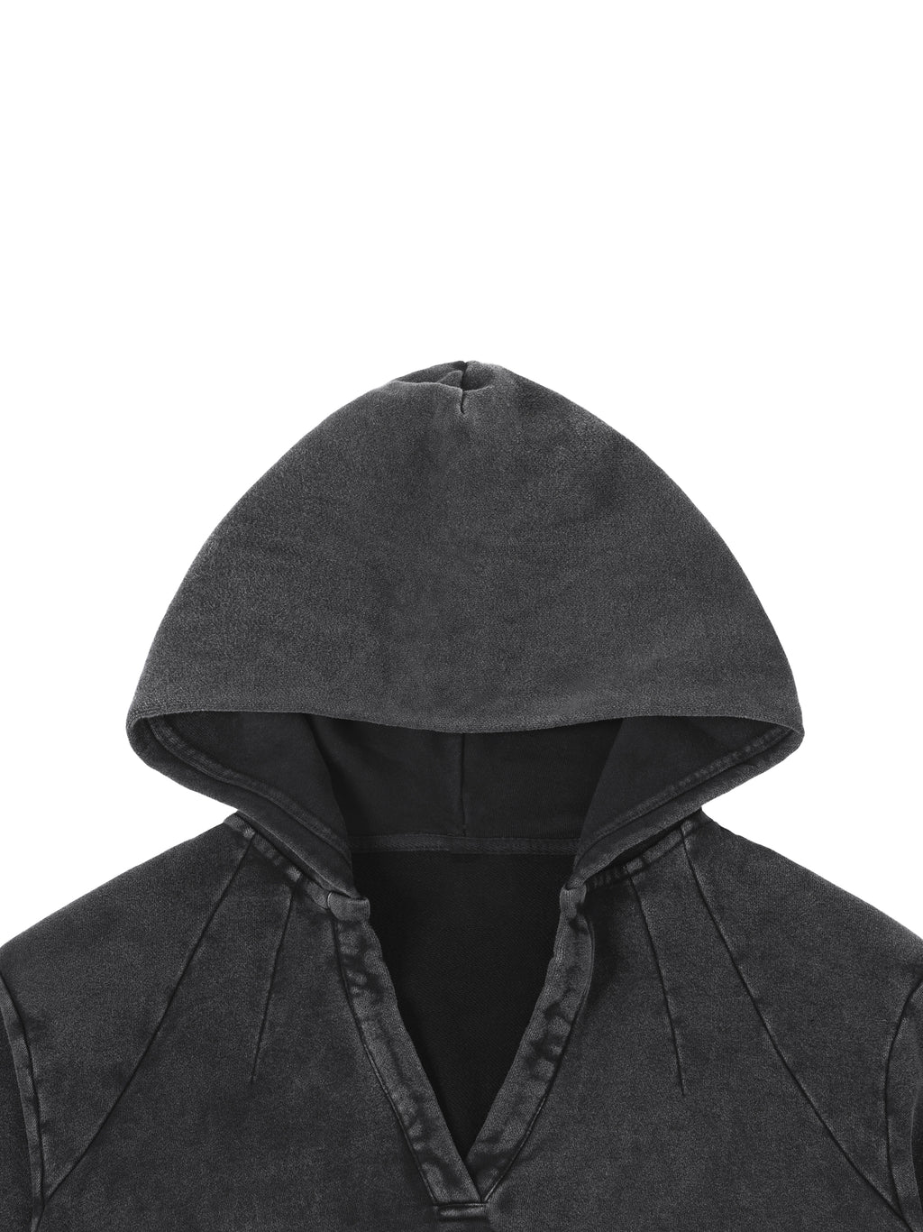 Fynco Vintage Washed Raw Edge Hoodie