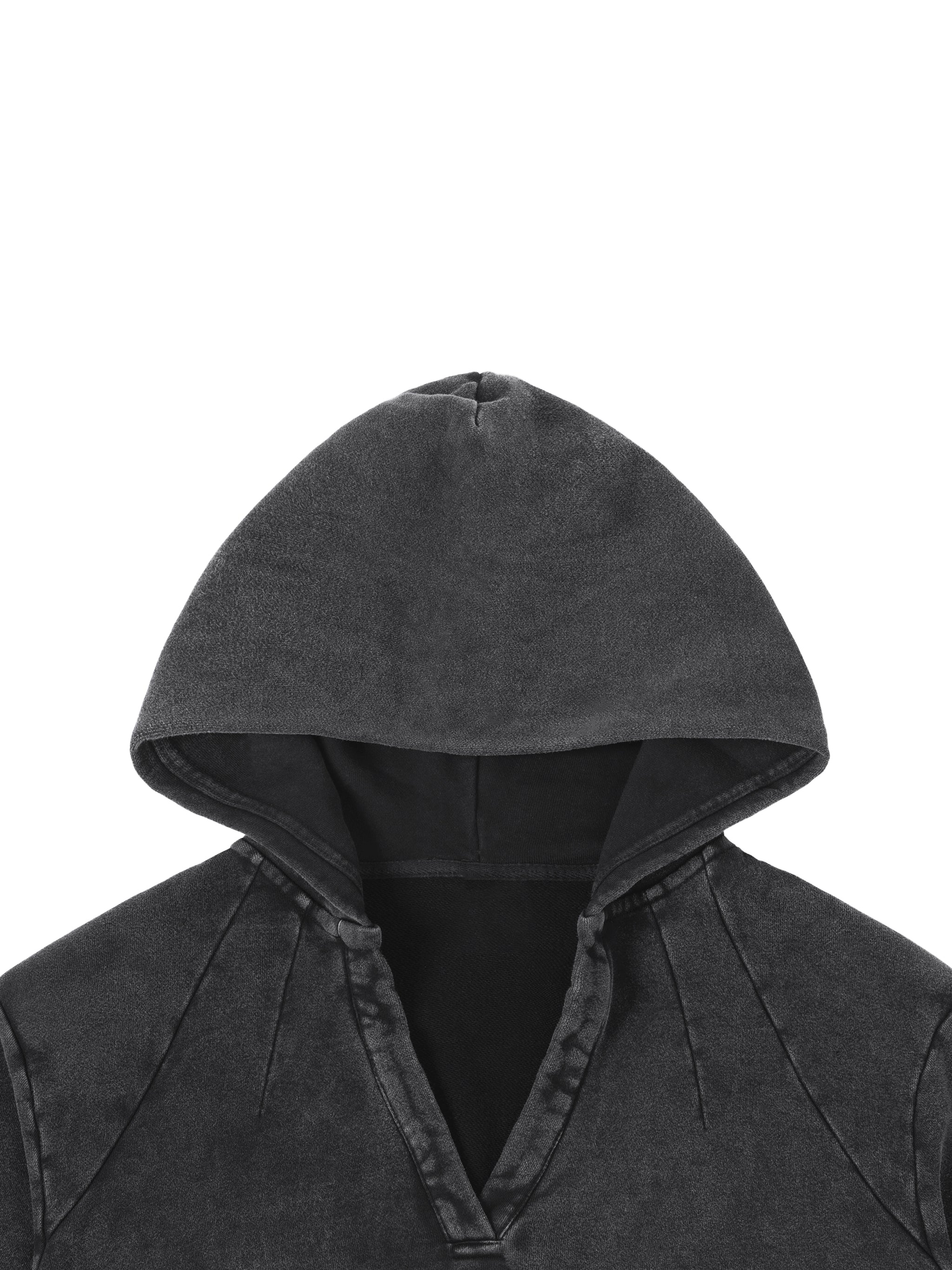 Fynco Vintage Washed Raw Edge Hoodie
