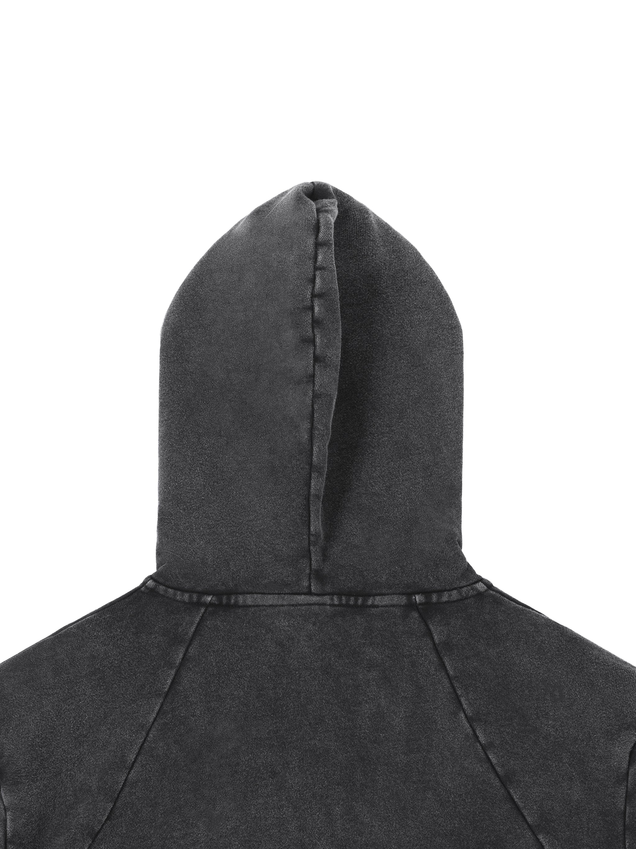 Fynco Vintage Washed Raw Edge Hoodie