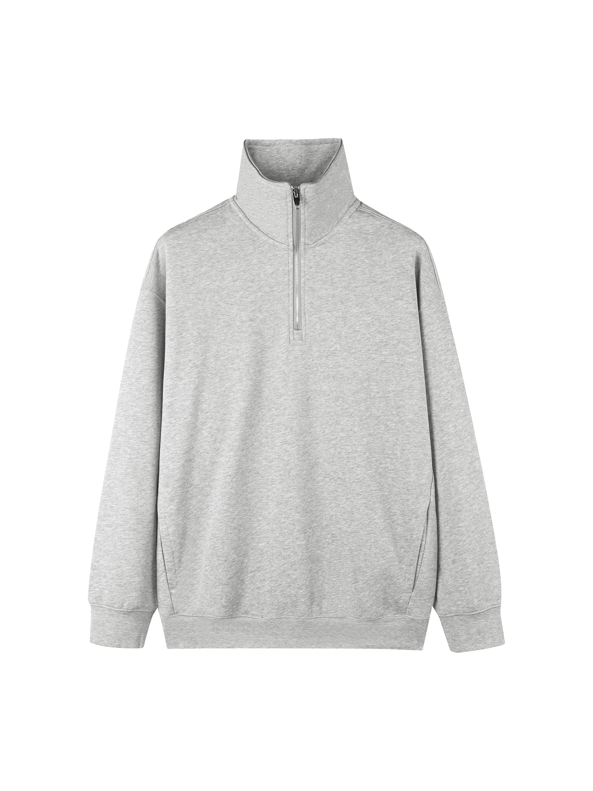 Fynco Quarter-Zip Drop Shoulder Sweatshirt
