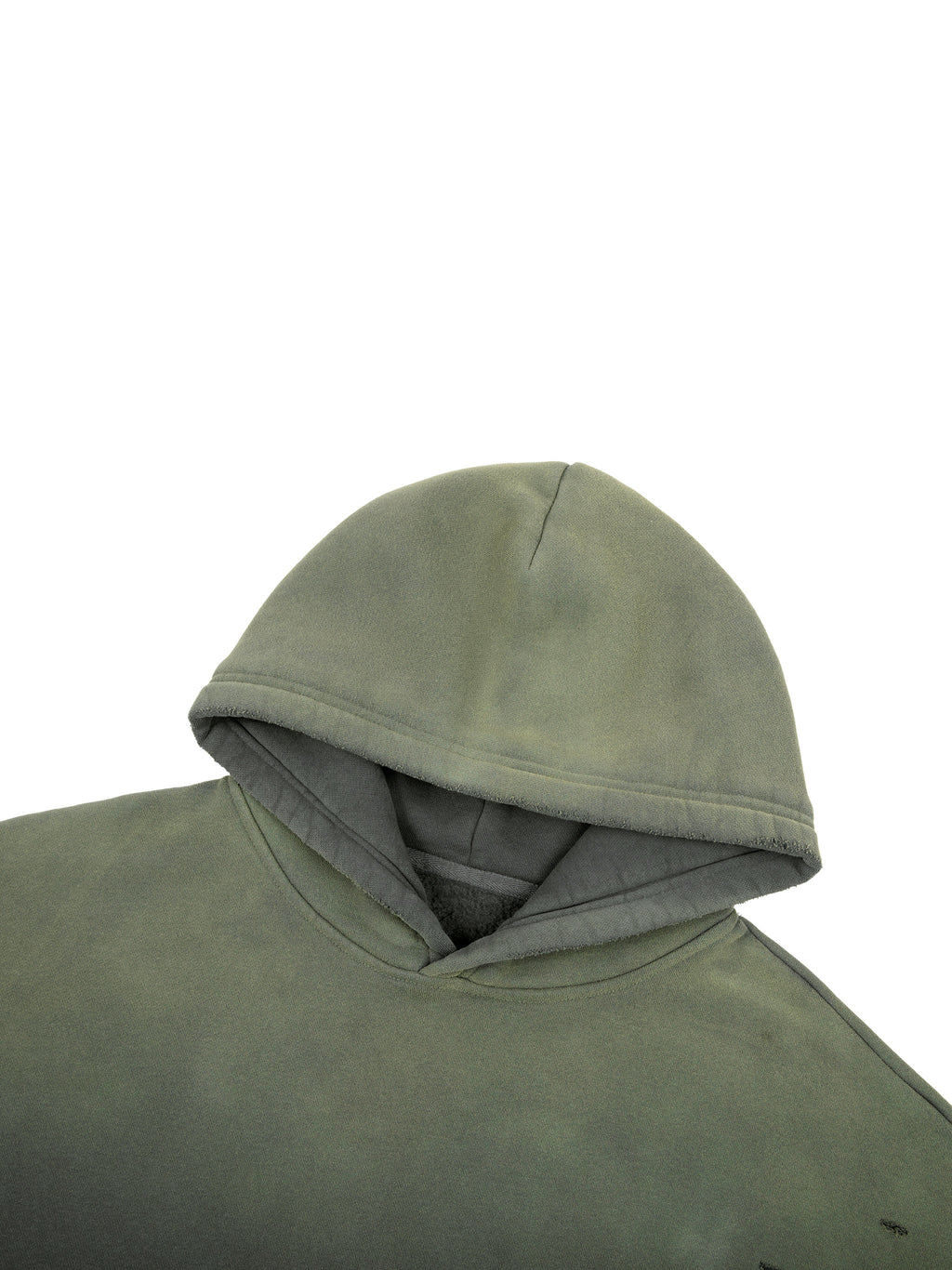 Fynco Frayed Sunfade Boxy Fleece Hoodie