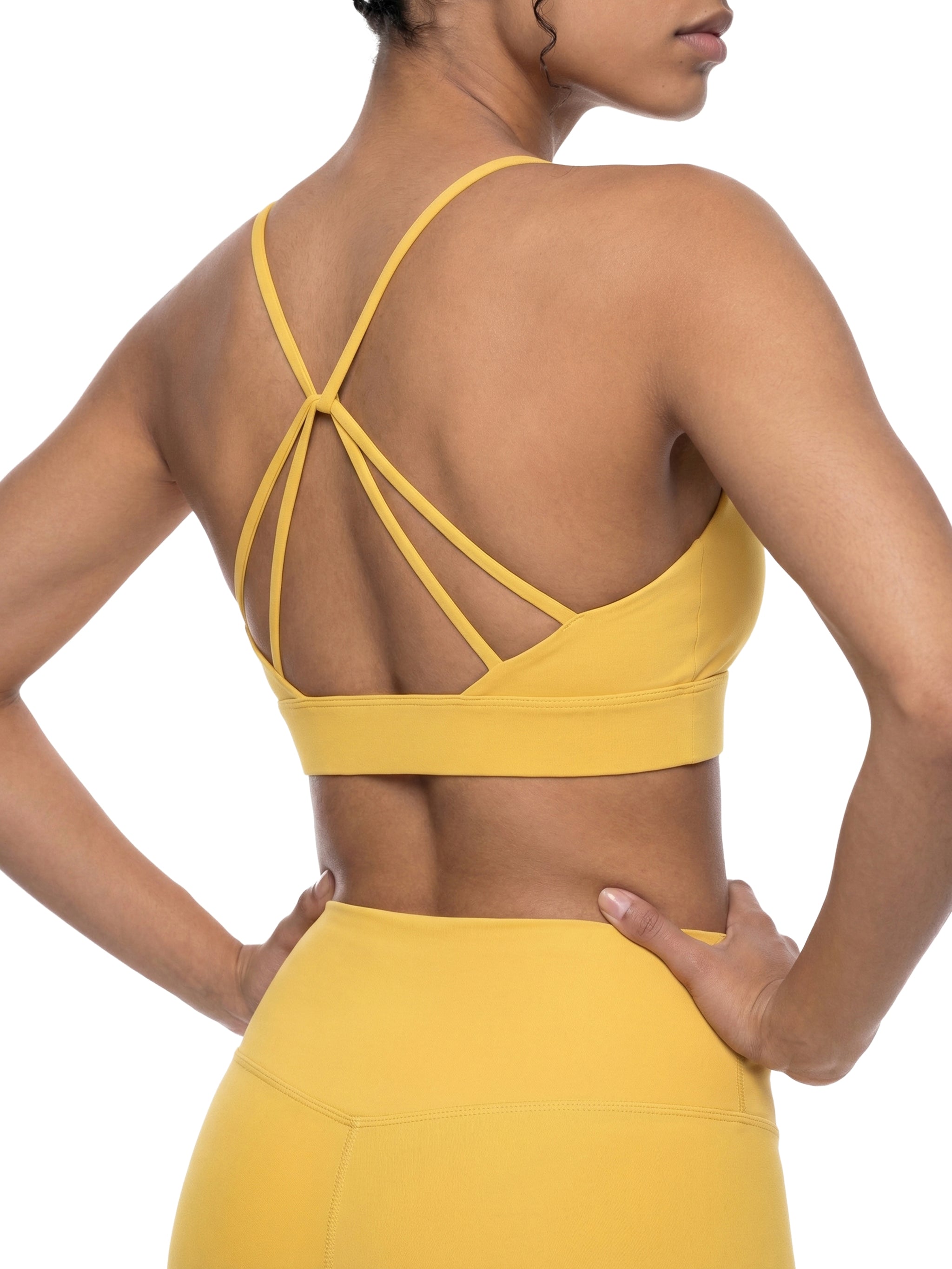 Fynco Criss Cross Yoga Sports Bra