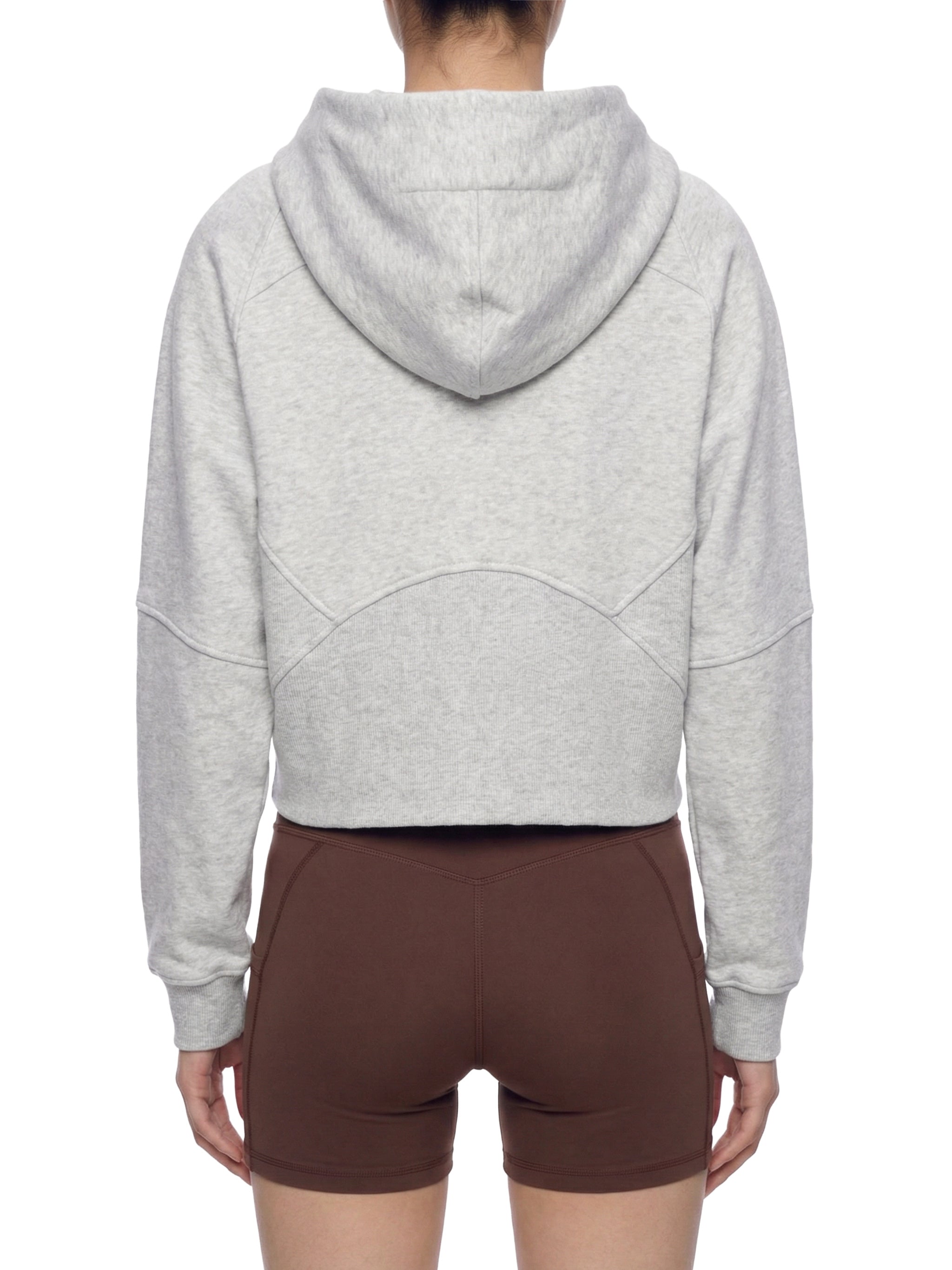 Fynco Cropped Zip-Through Hoodie