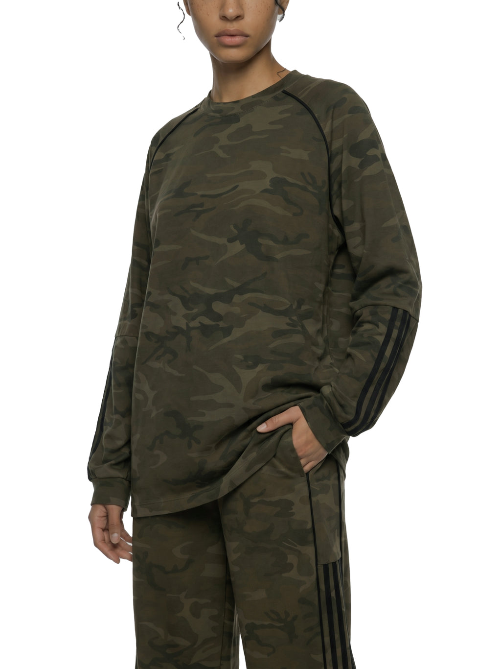 Fynco Camo Loose Long Sleeve T-Shirt
