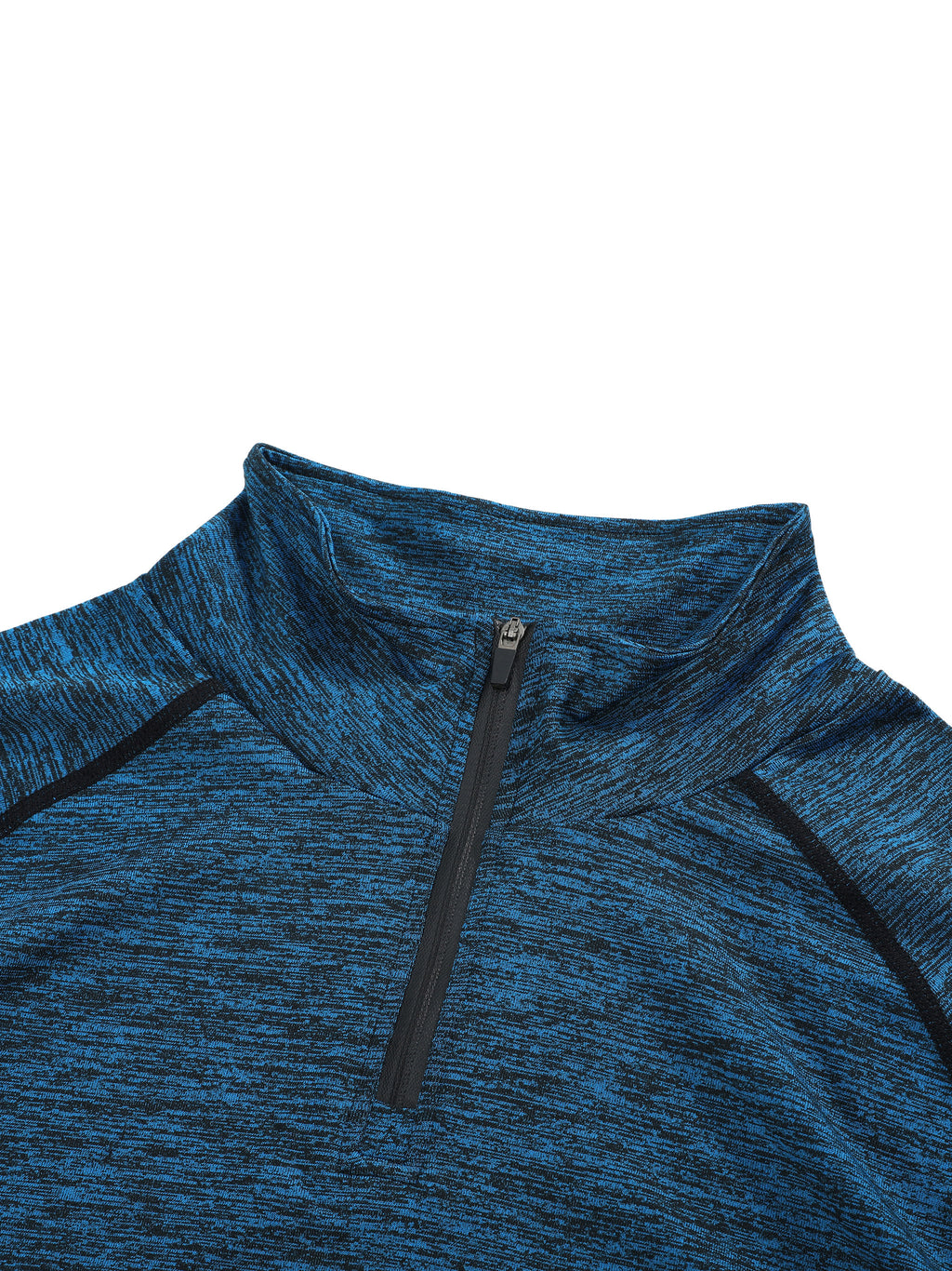 Fynco Men's Quarter-Zip Performance Long Sleeve T-Shirt