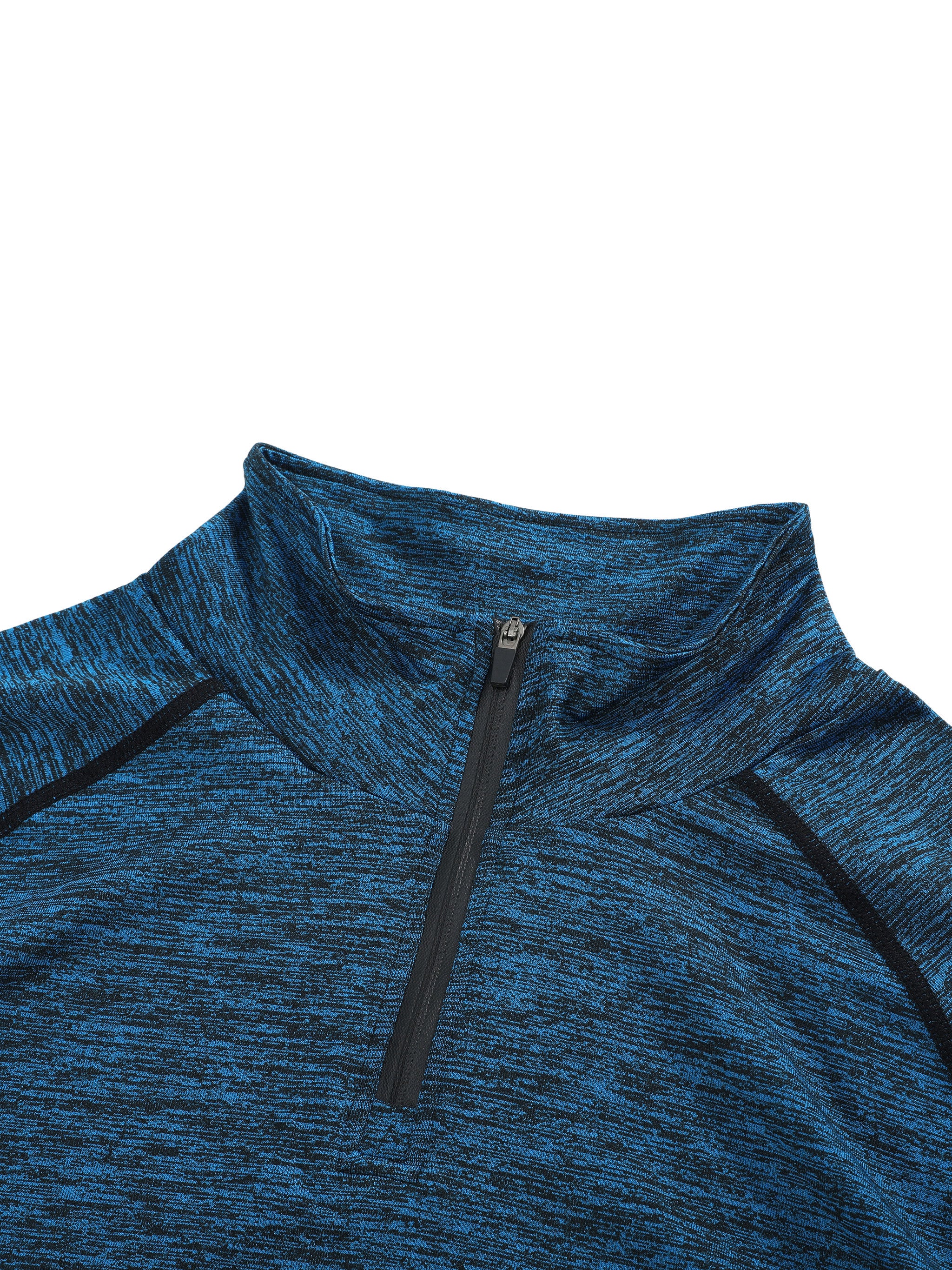 Fynco Men's Quarter-Zip Performance Long Sleeve T-Shirt