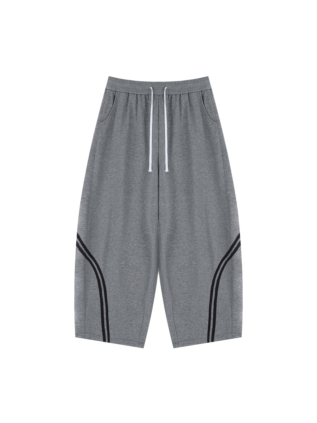 Fynco Unisex Wide Leg Piping Sweatpants