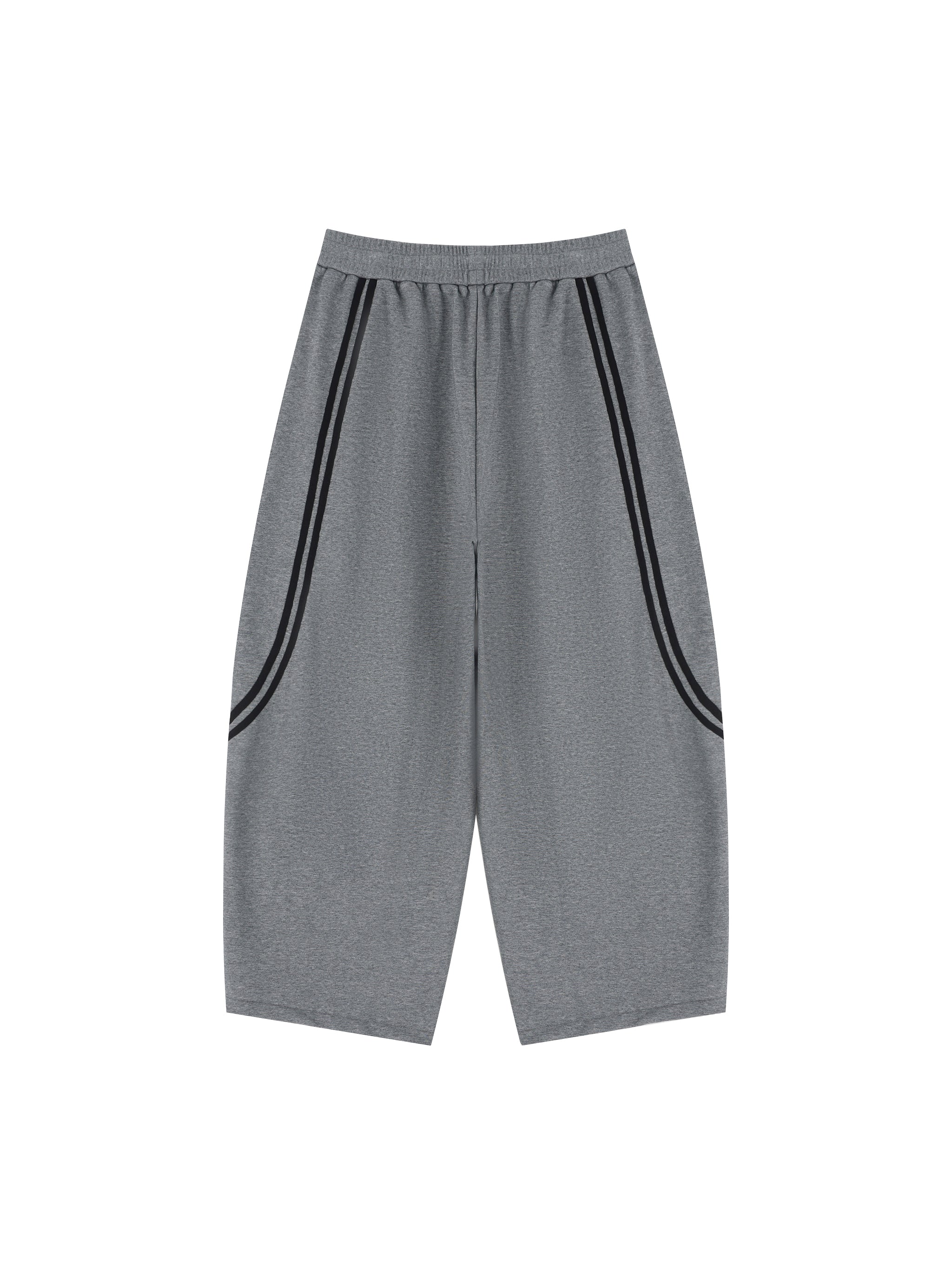 Fynco Unisex Wide Leg Piping Sweatpants