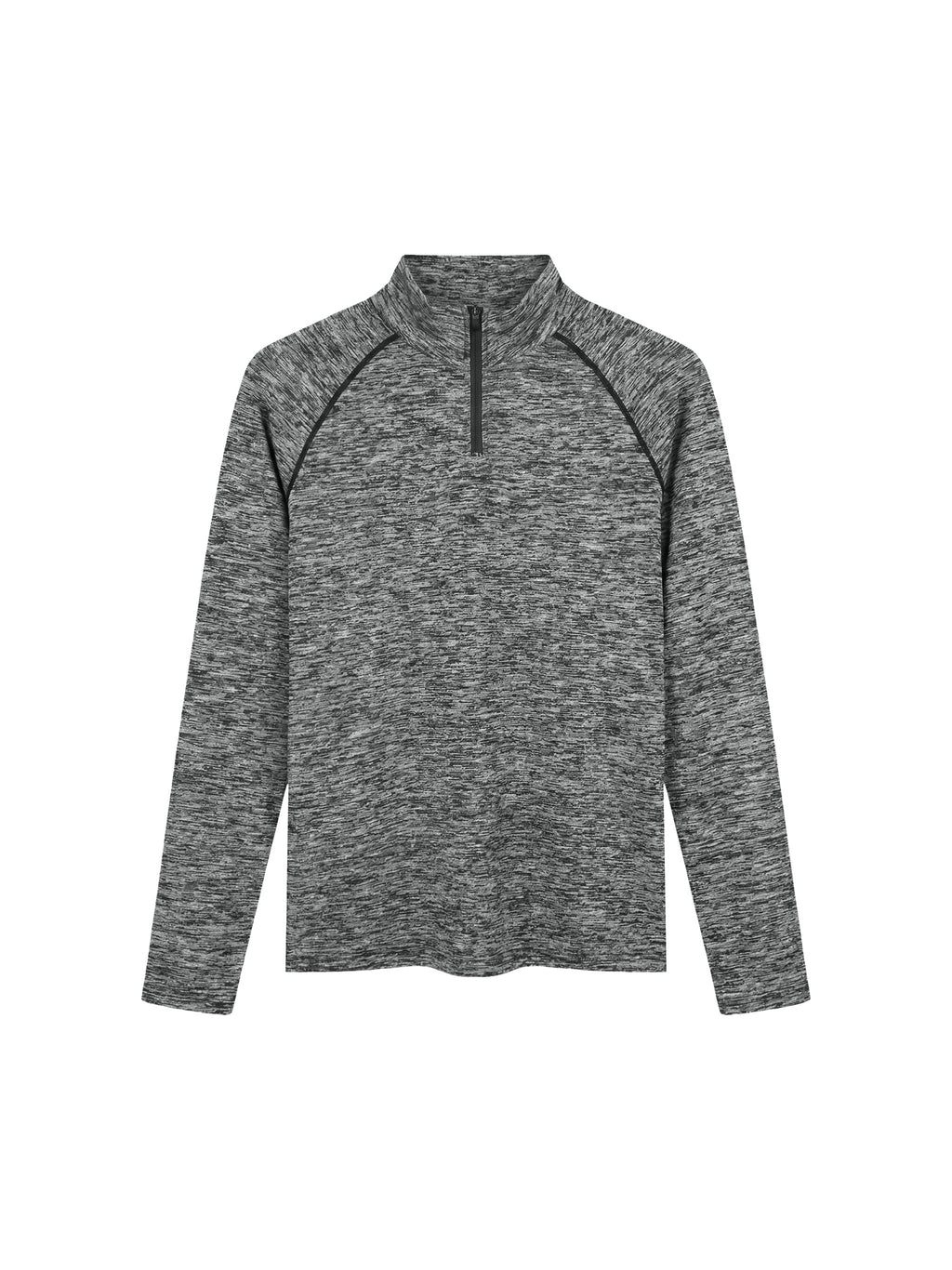Fynco Men's Quarter-Zip Performance Long Sleeve T-Shirt