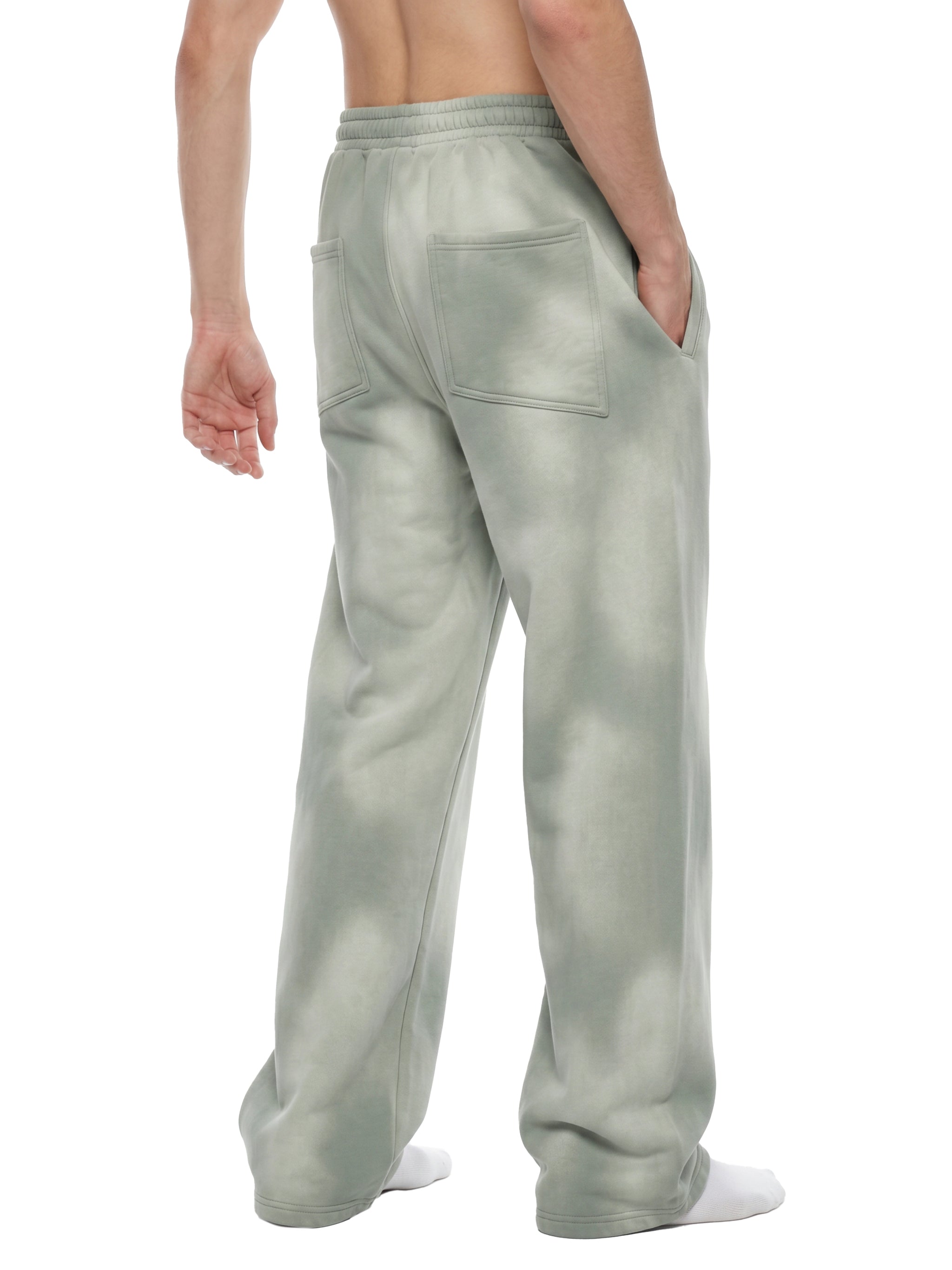 Fynco Unisex Sunfade Wide Leg Fleece Sweatpants